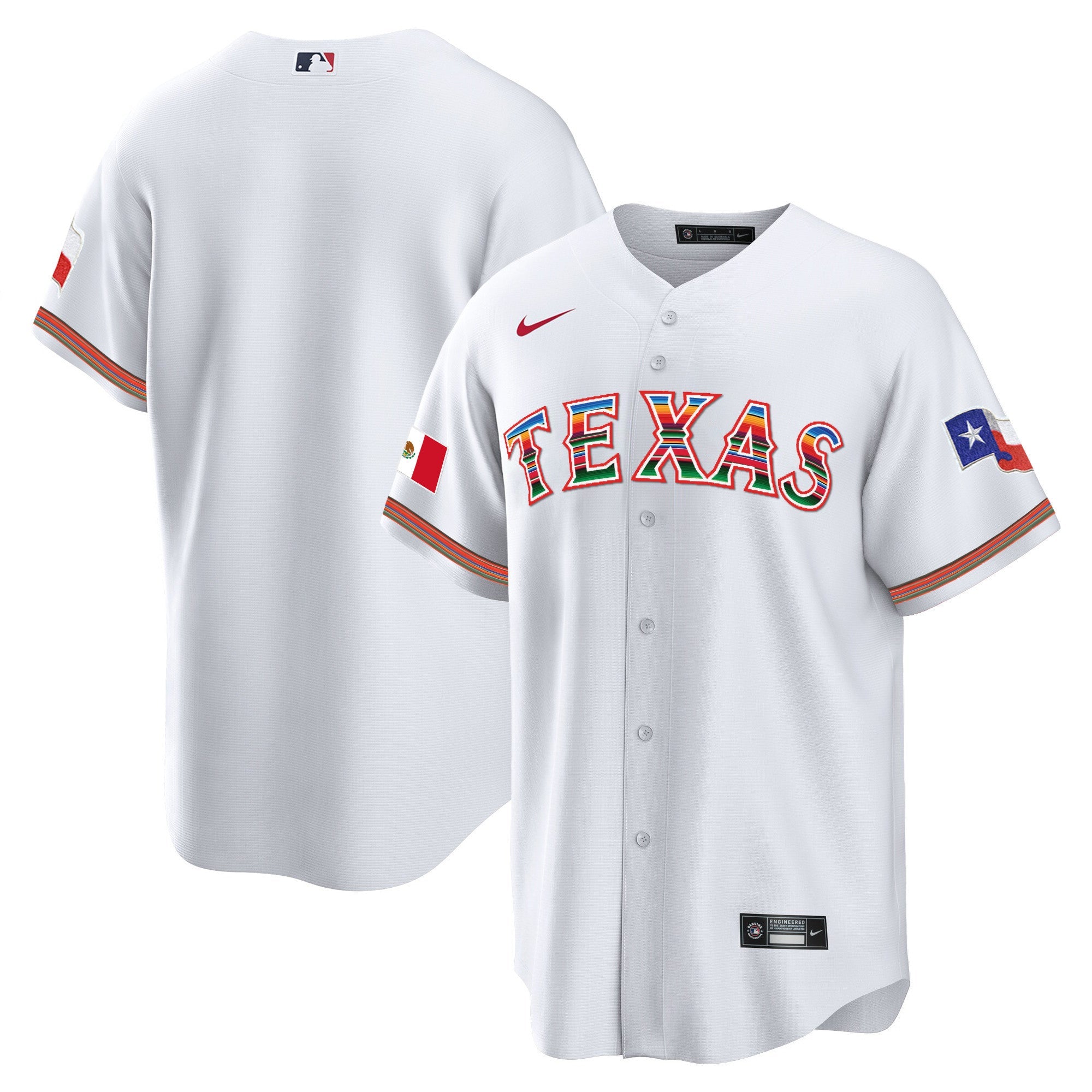 Men’s Texas Mexican Heritage Night Cool Base Jersey – Away