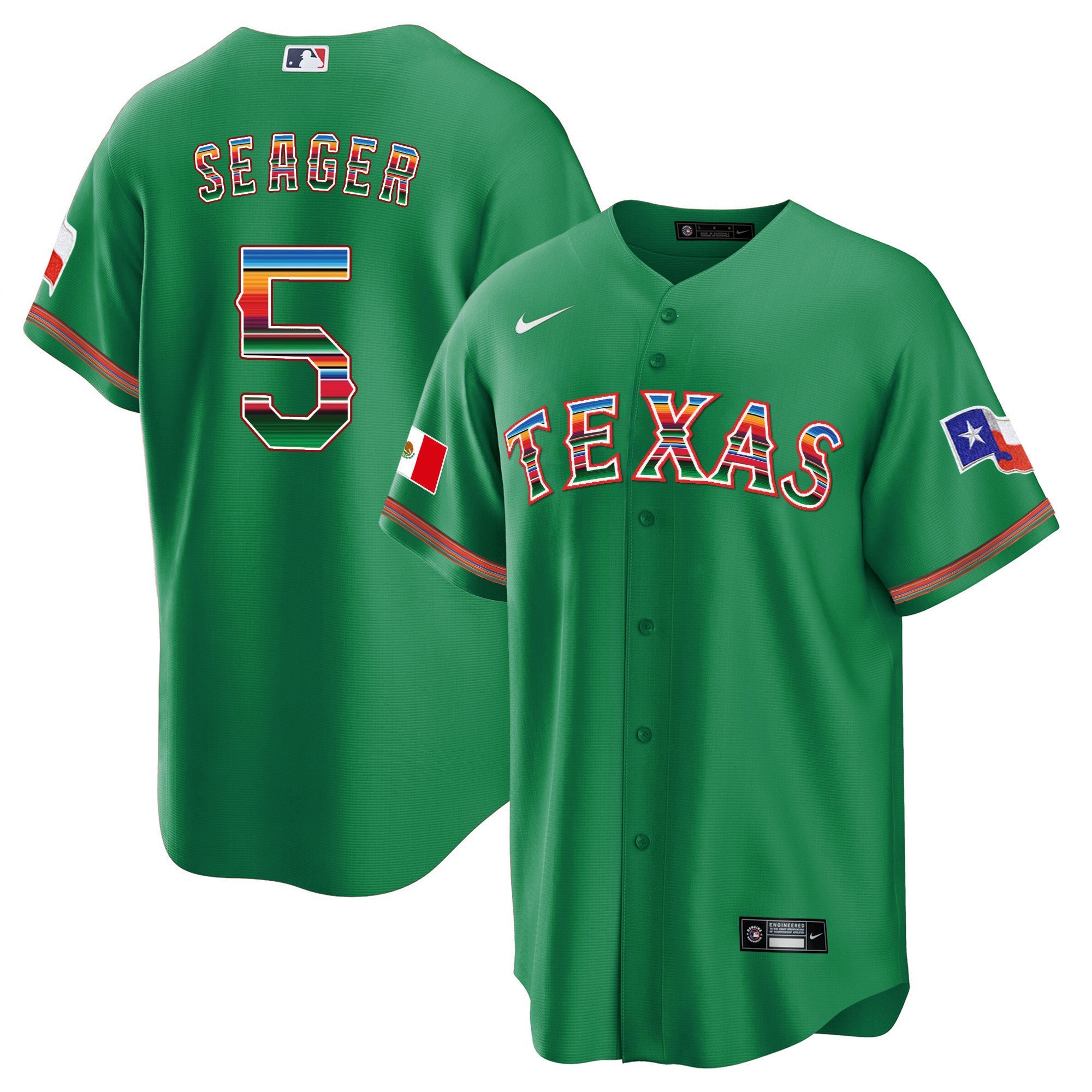 Men’s Texas Mexican Heritage Night Cool Base Jersey – Away