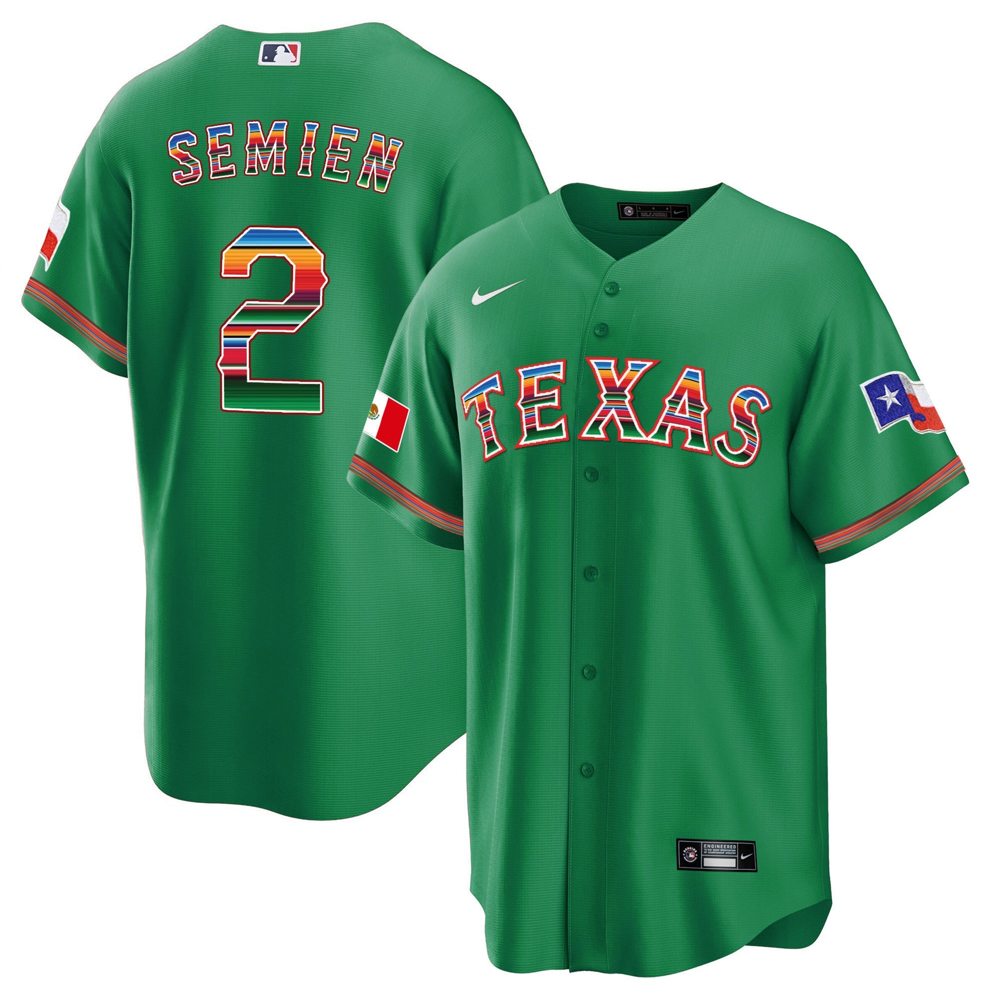 Men’s Texas Mexican Heritage Night Cool Base Jersey – Away