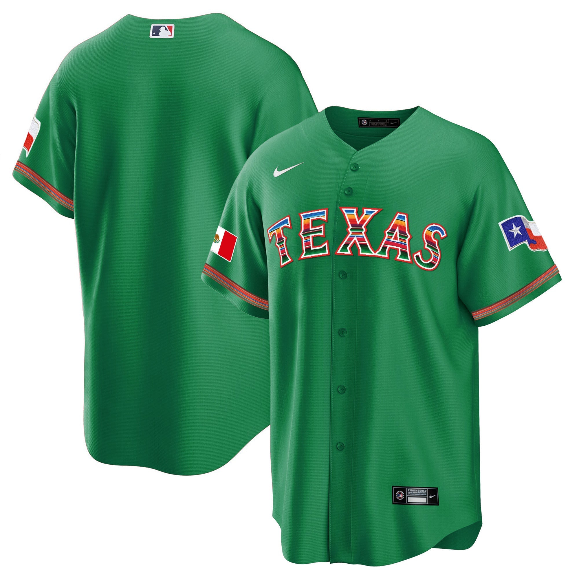 Men’s Texas Mexican Heritage Night Cool Base Jersey – Away