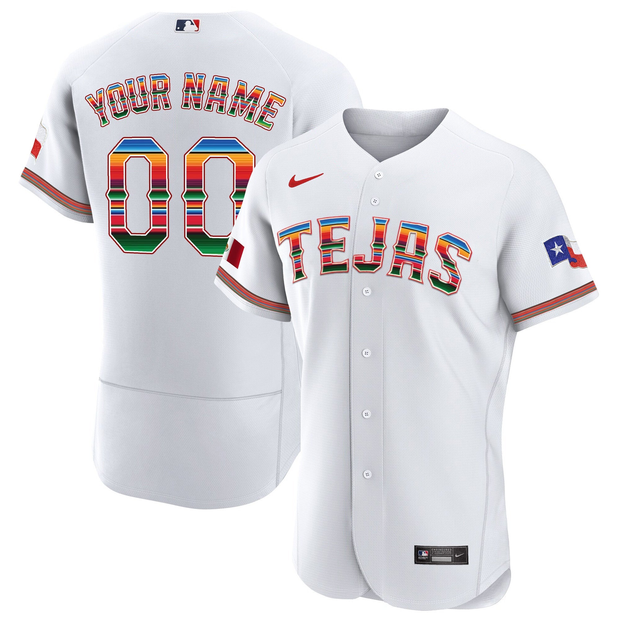 Texas Mexican Custom Jersey V2