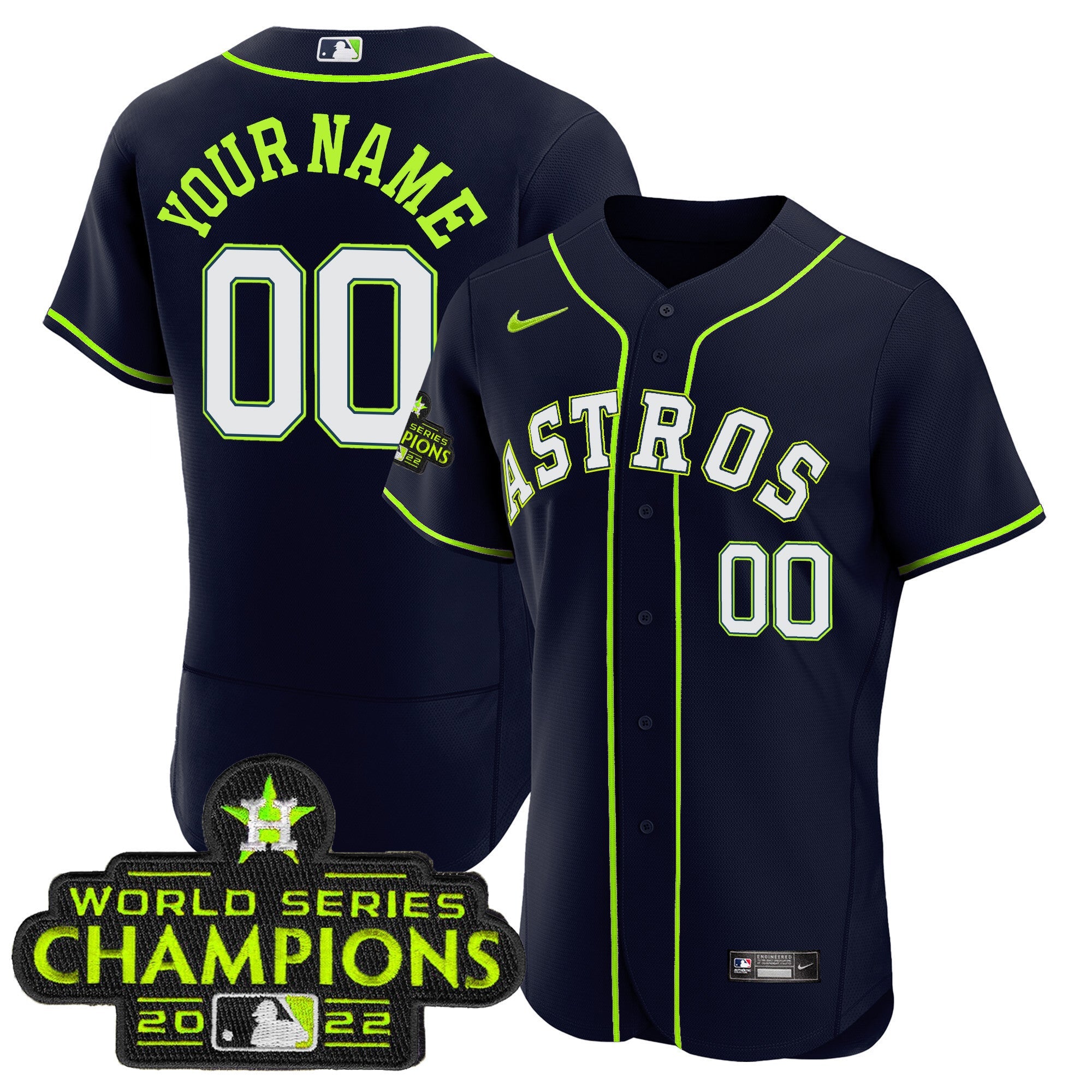 Houston Flex Base Fan Made Custom Jersey