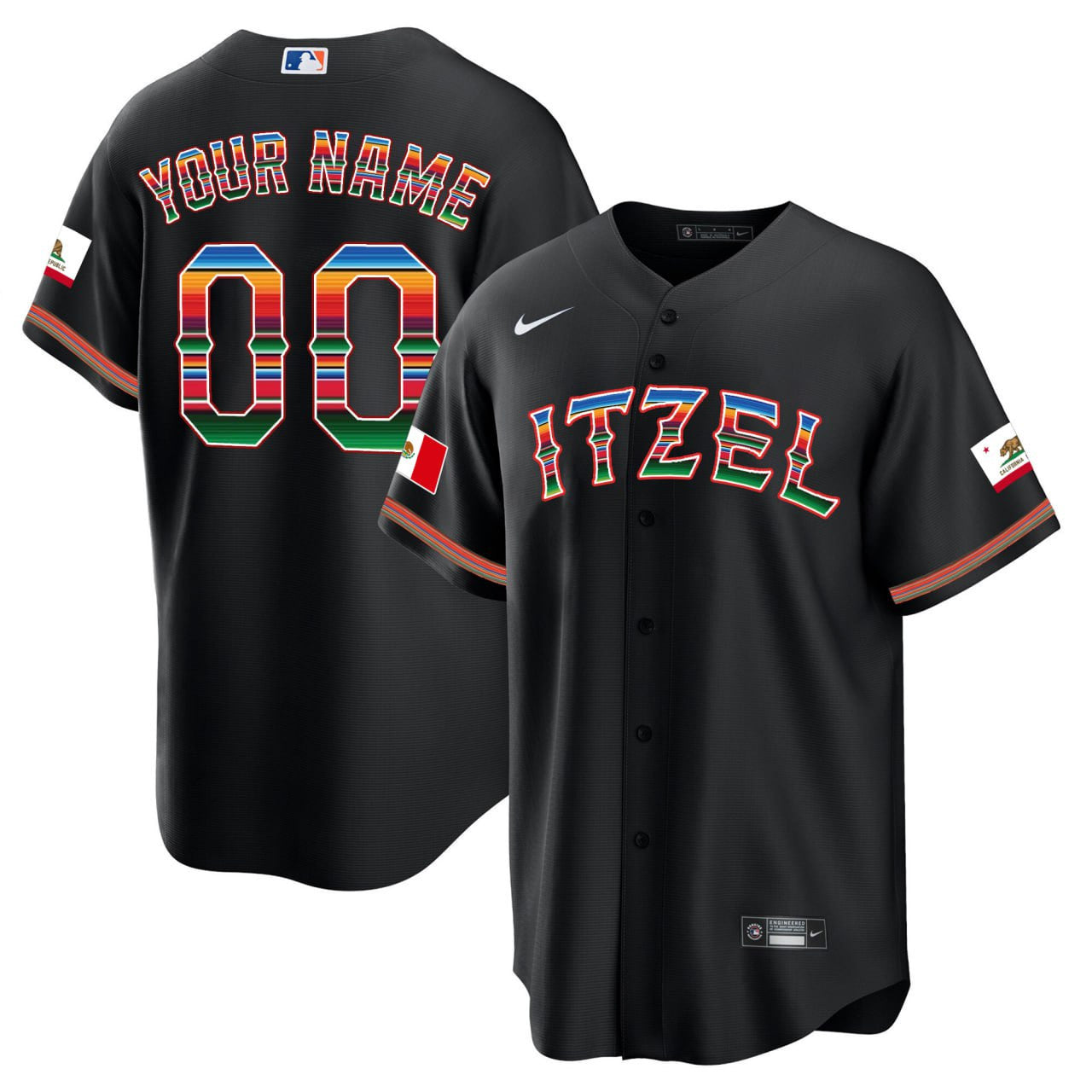 Men’s Texas Mexican Custom Jersey