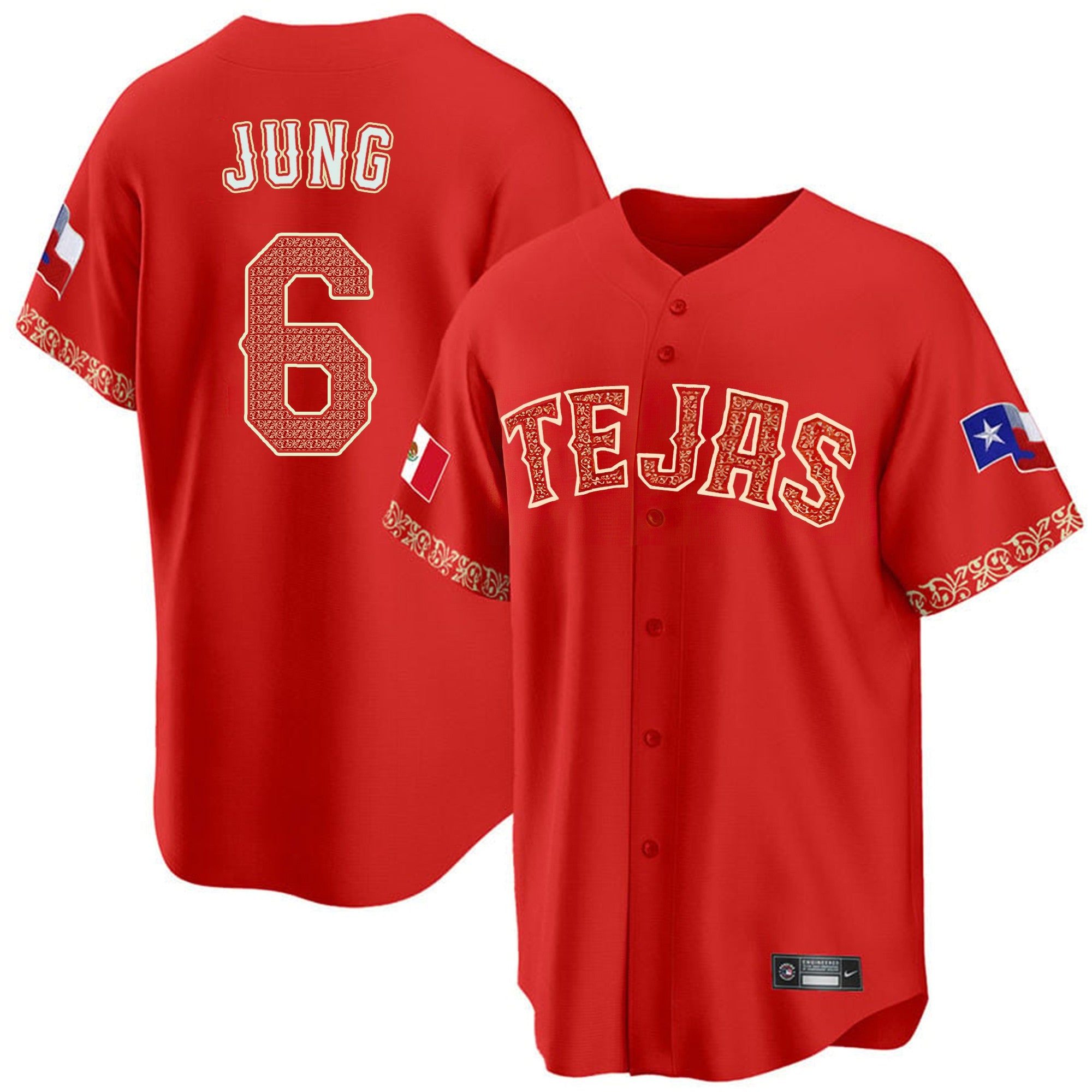 Men’s Texas Mexican Cool Base Jersey