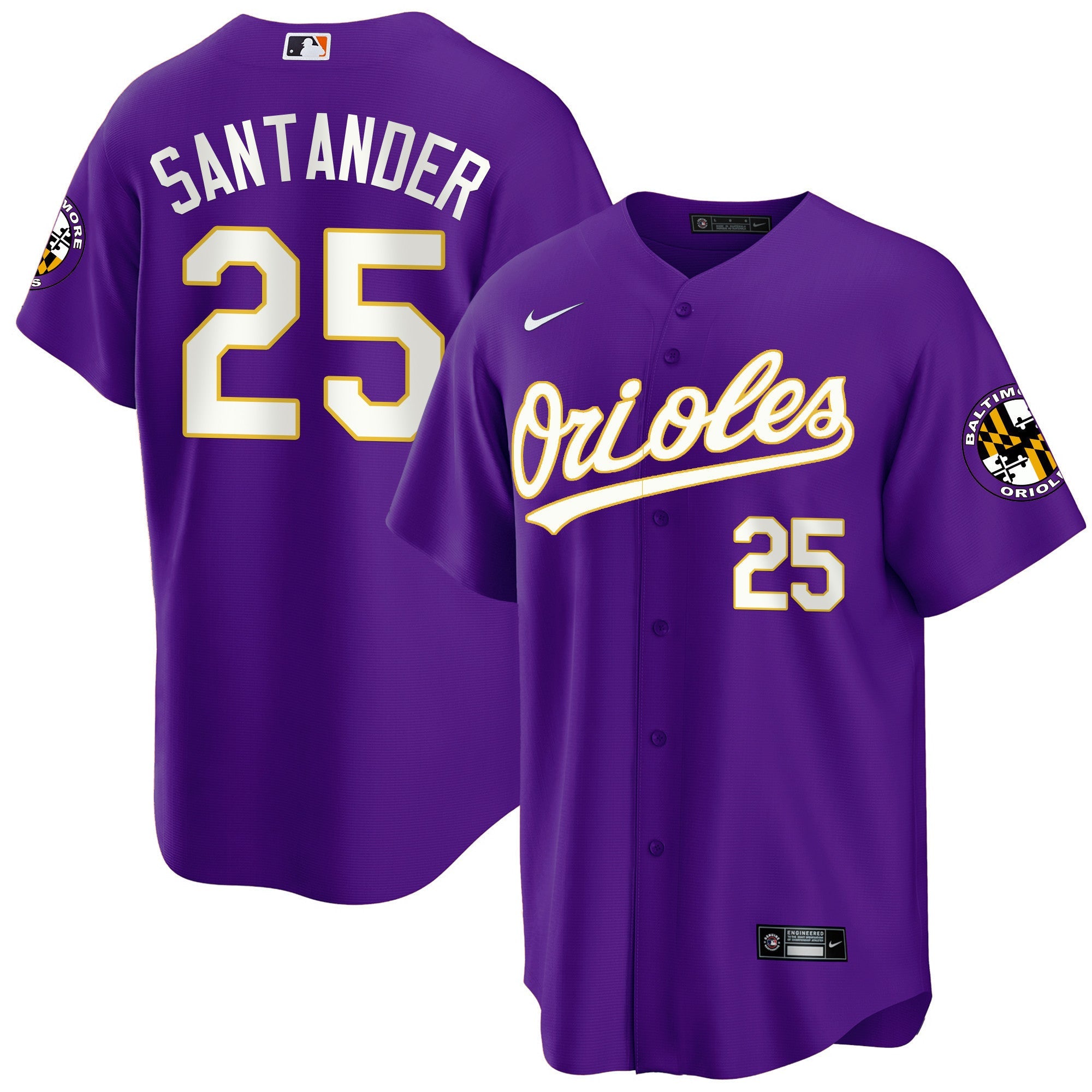 Men’s Baltimore 2023 Special Gold Cool Jersey