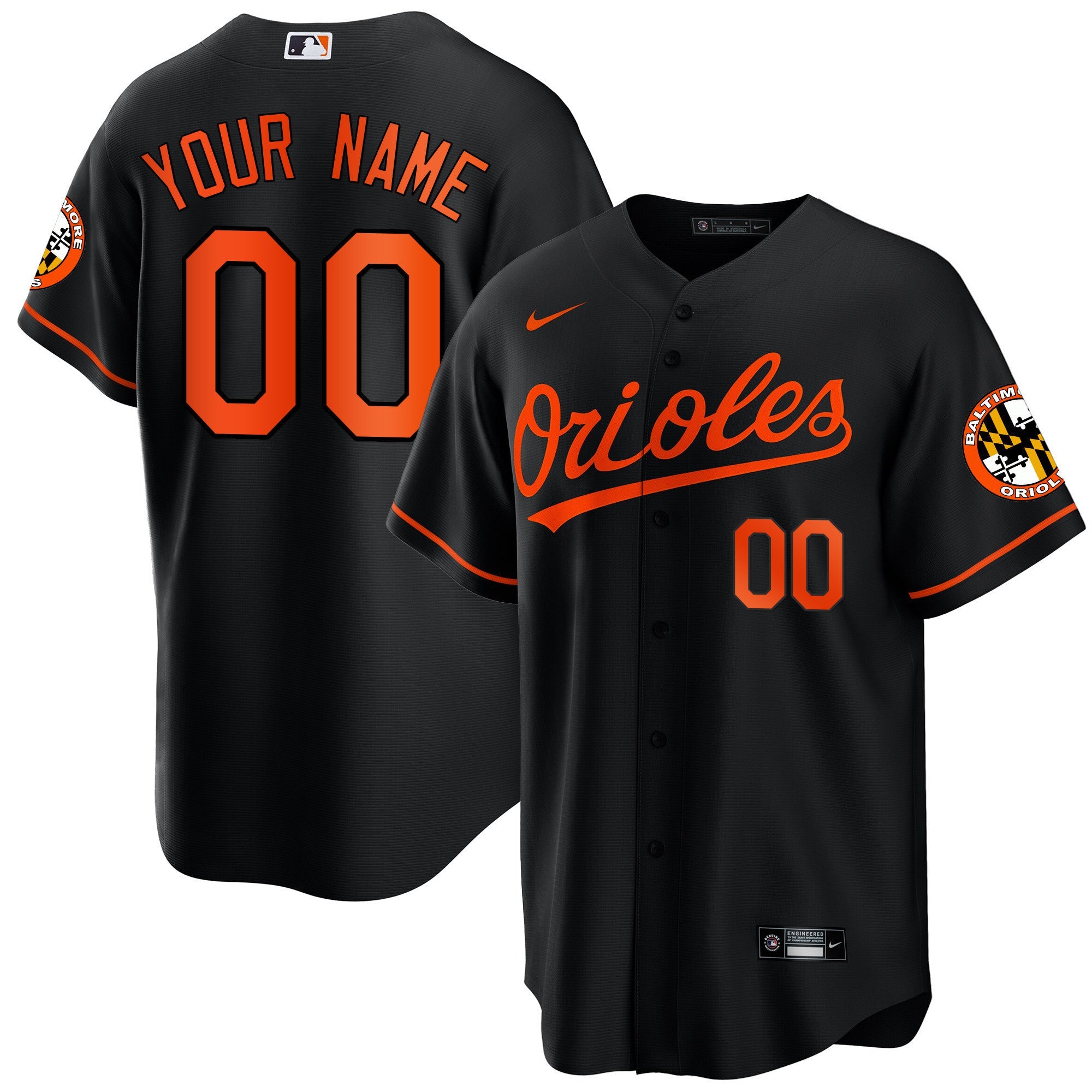 Baltimore 2023 Special Gold Cool Custom Jersey