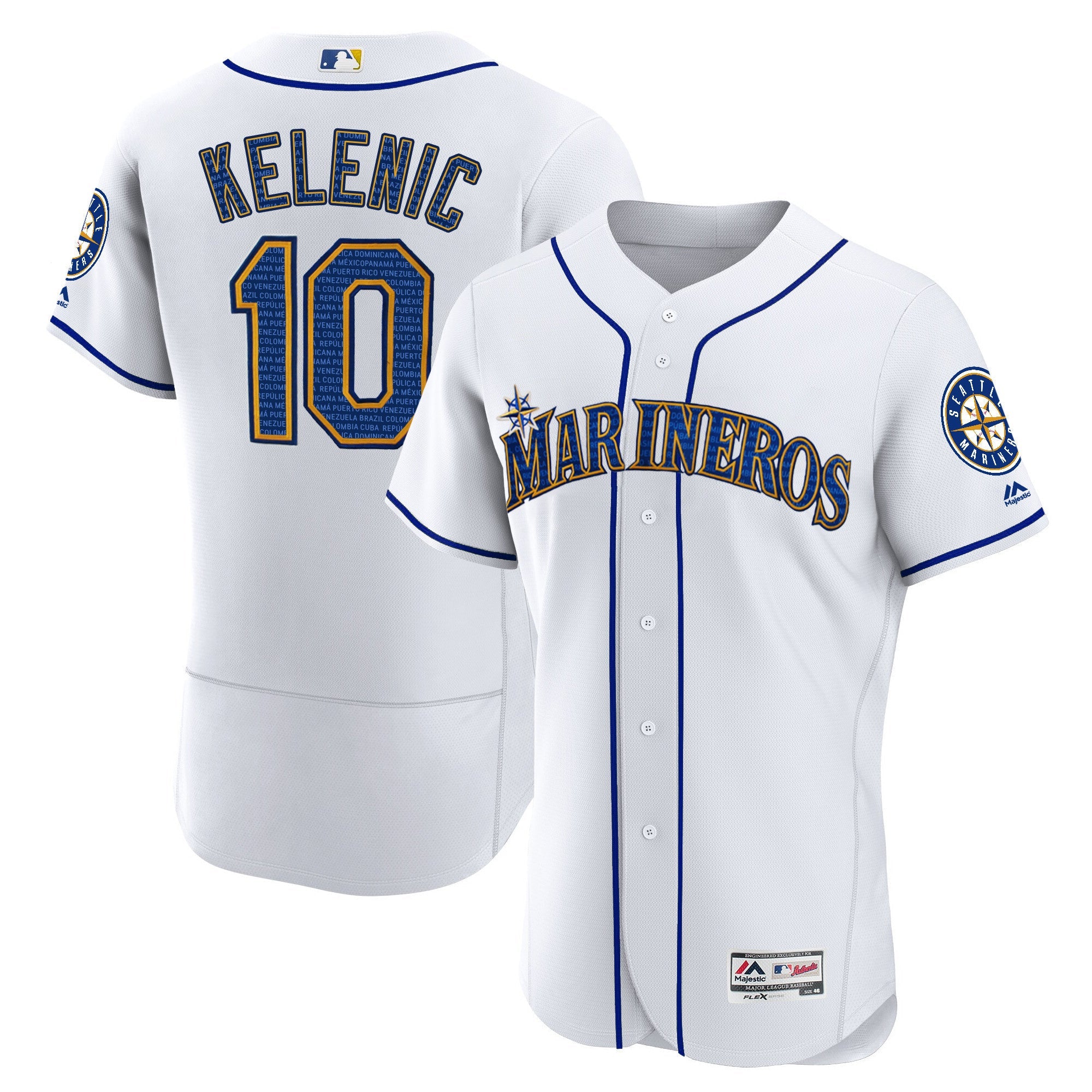 Seattle Marineros Hispanic Heritage Jersey