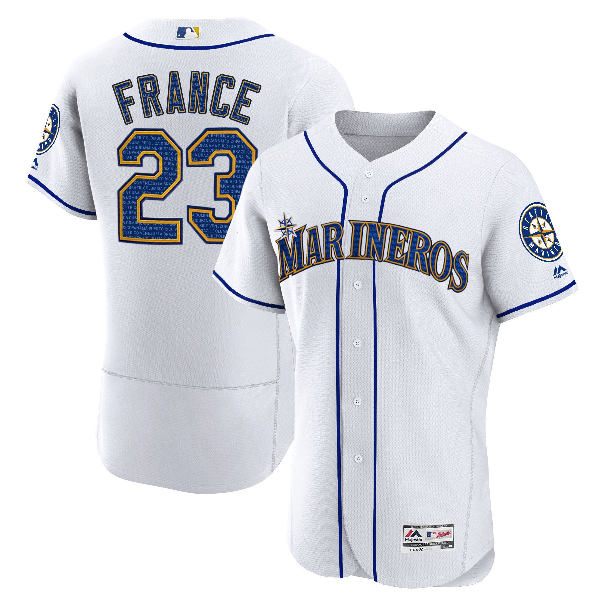 Seattle Marineros Hispanic Heritage Jersey