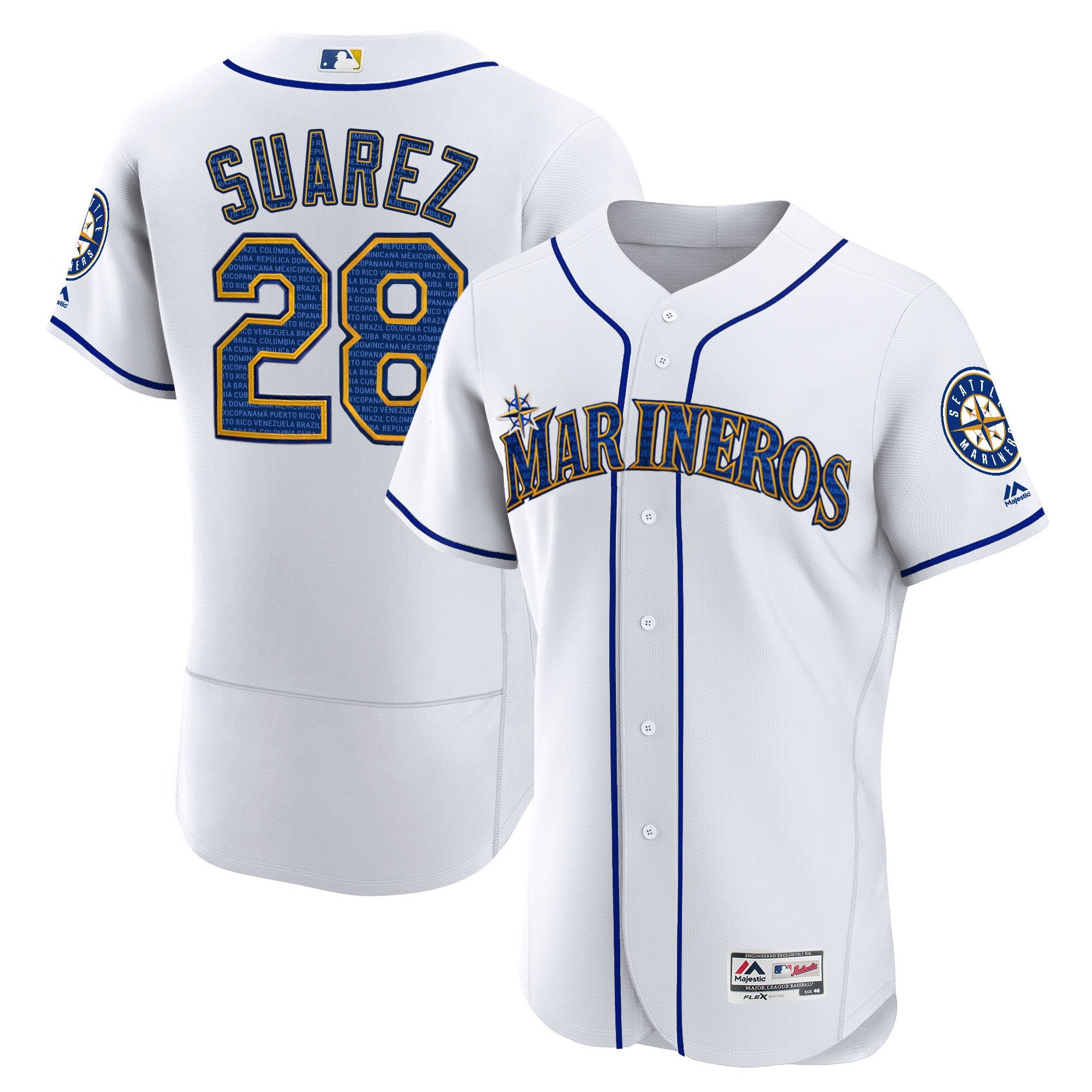 Seattle Marineros Hispanic Heritage Jersey