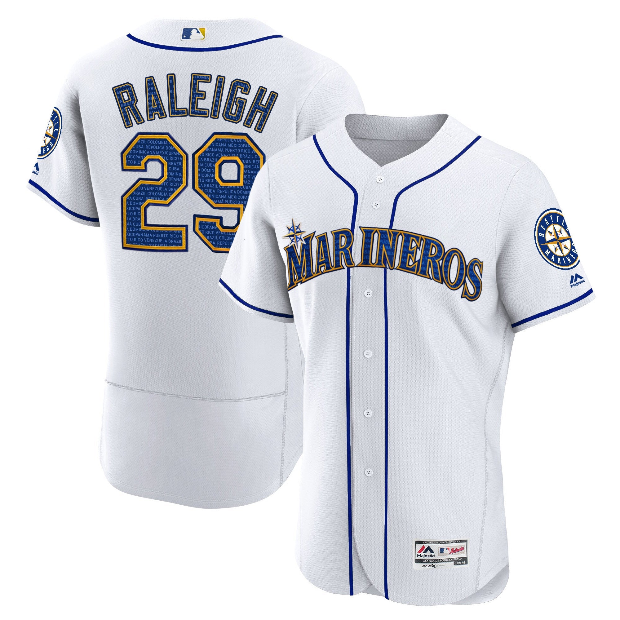 Seattle Marineros Hispanic Heritage Jersey