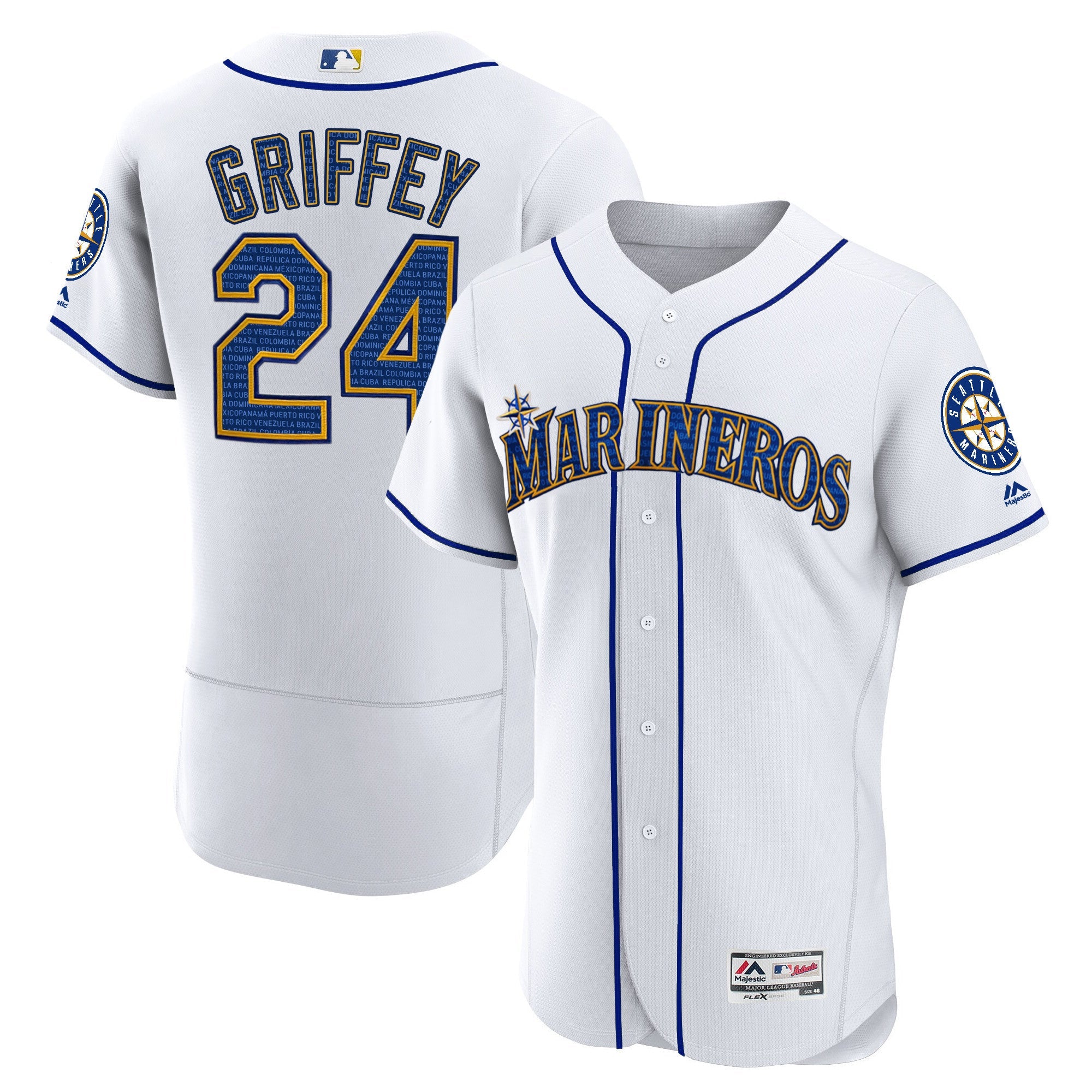 Seattle Marineros Hispanic Heritage Jersey