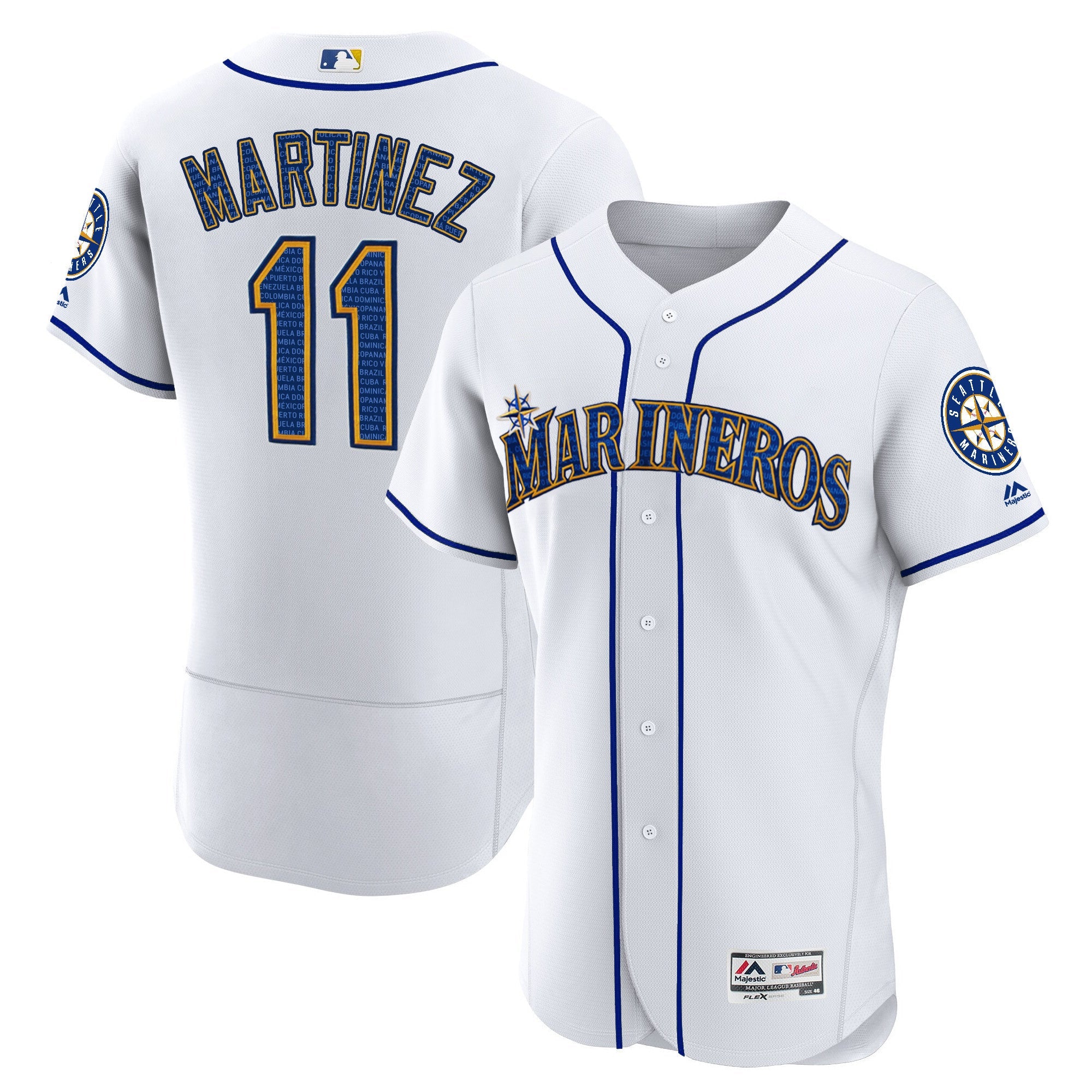 Seattle Marineros Hispanic Heritage Jersey