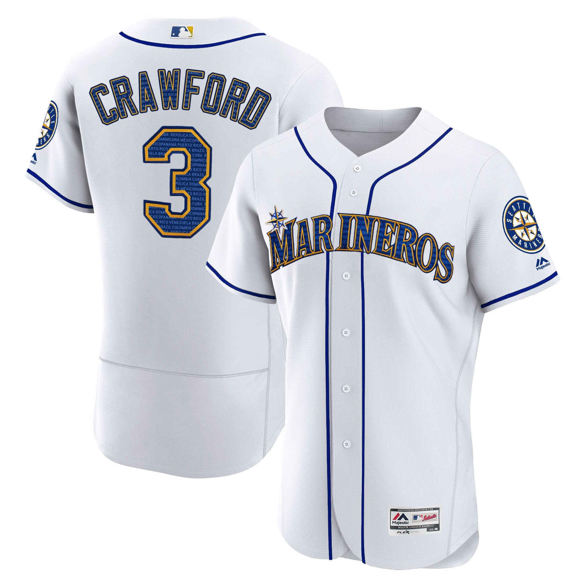 Seattle Marineros Hispanic Heritage Jersey