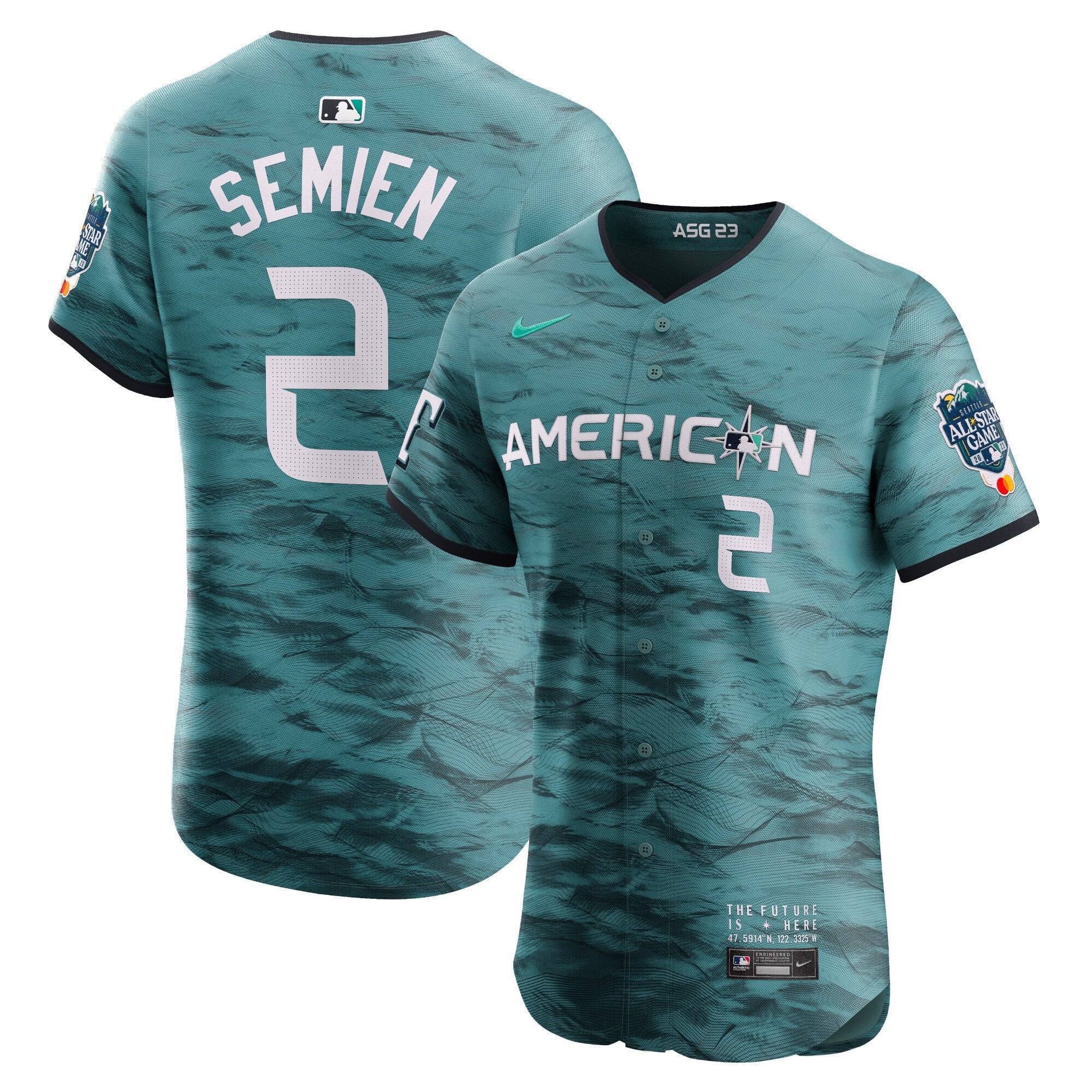 Men’s American League 2023 All-Star Game Teal Jersey