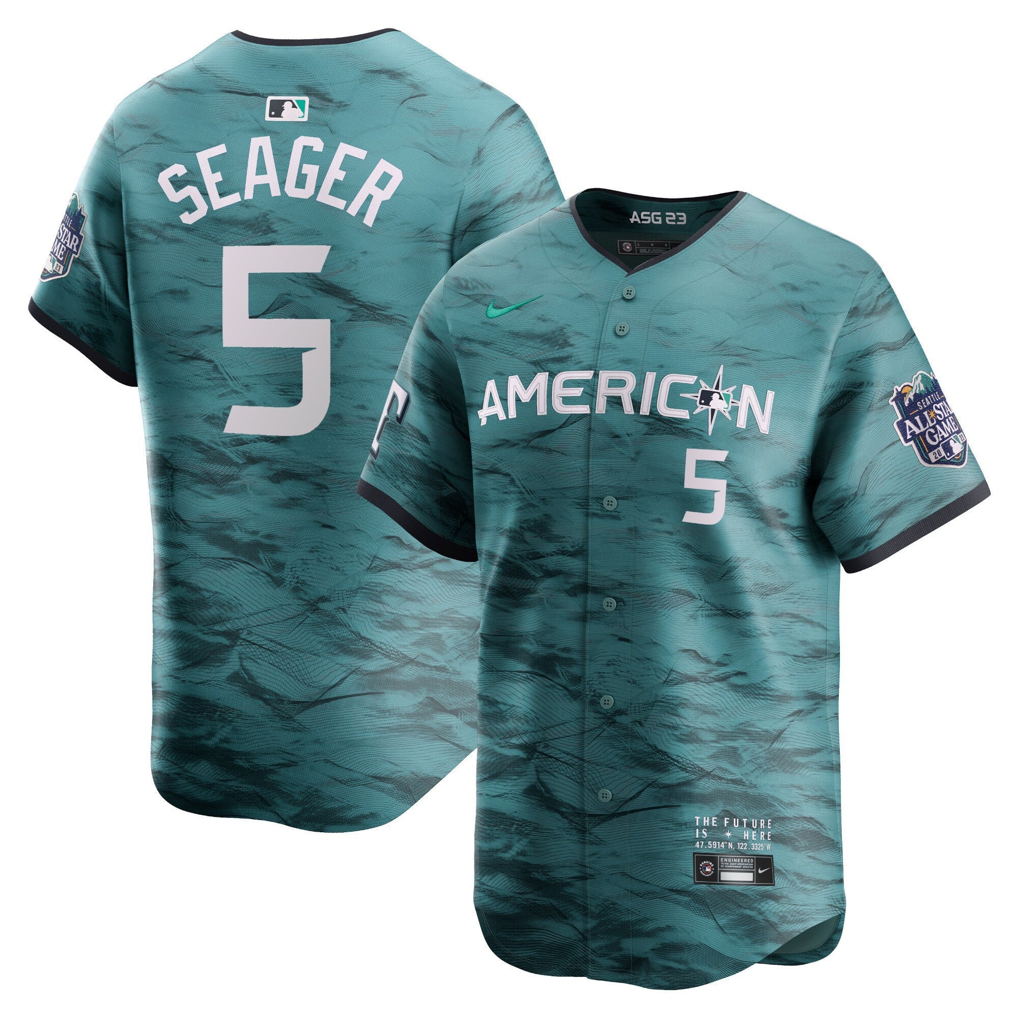 Men’s American League 2023 All-Star Game Teal Jersey