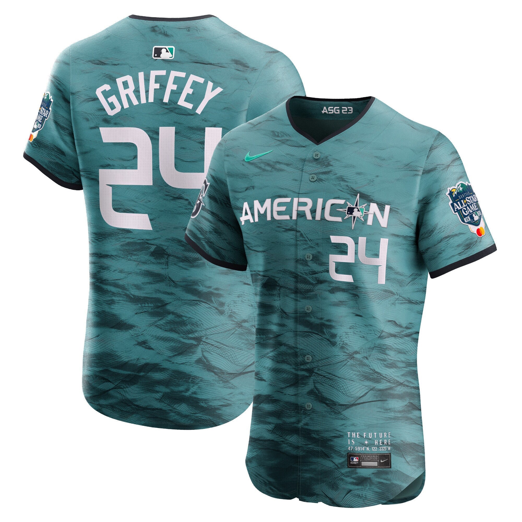 Men’s American League 2023 All-Star Game Teal Jersey