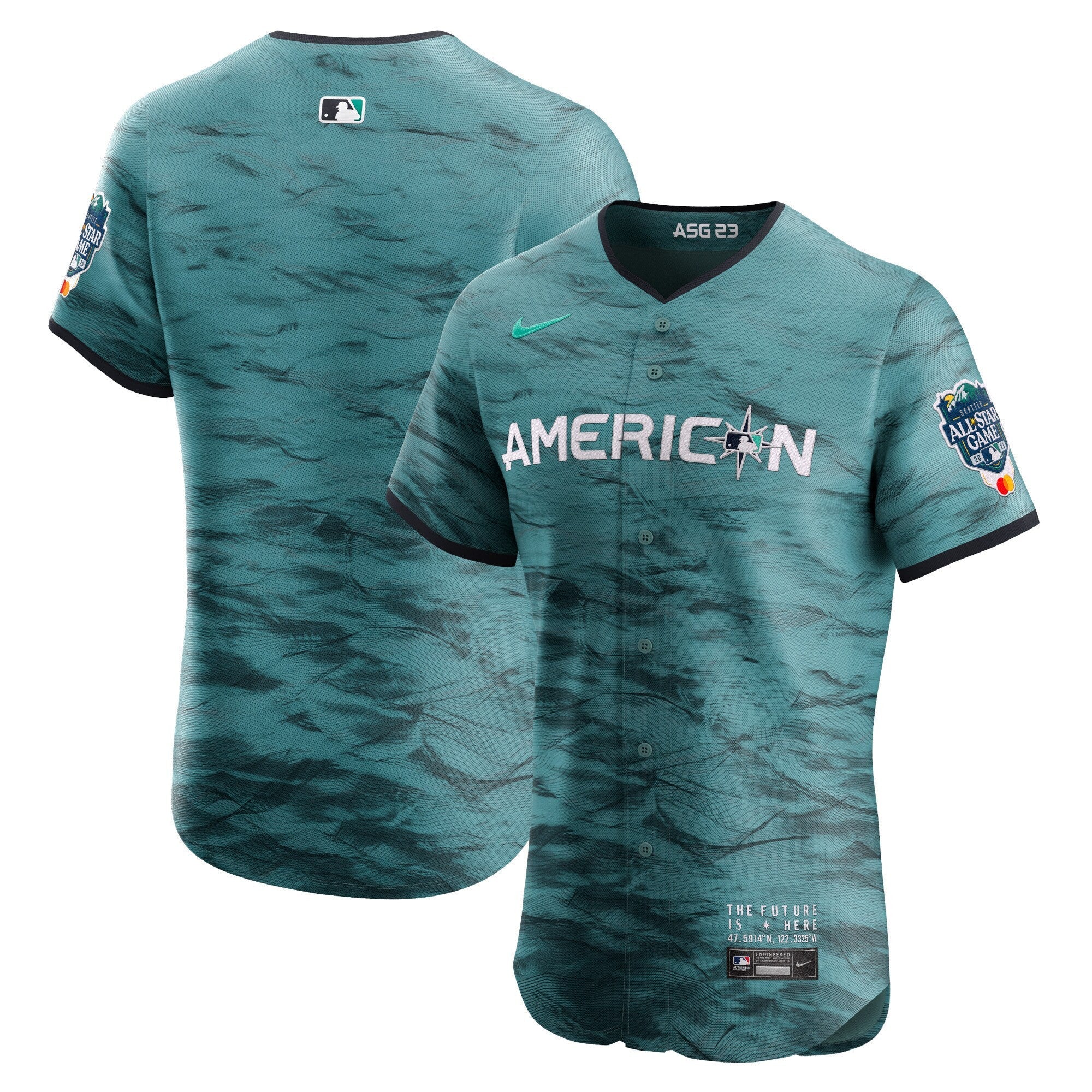 Men’s American League 2023 All-Star Game Teal Jersey