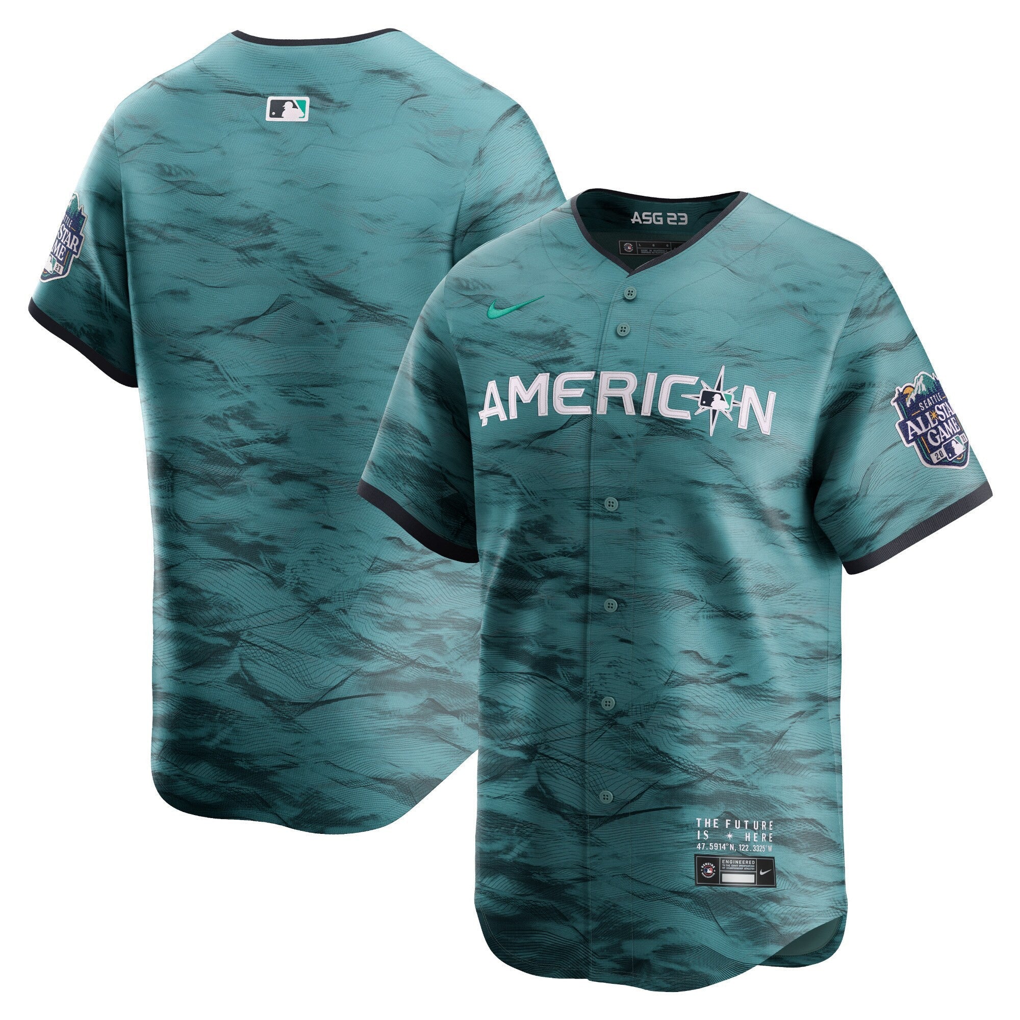 Men’s American League 2023 All-Star Game Teal Jersey