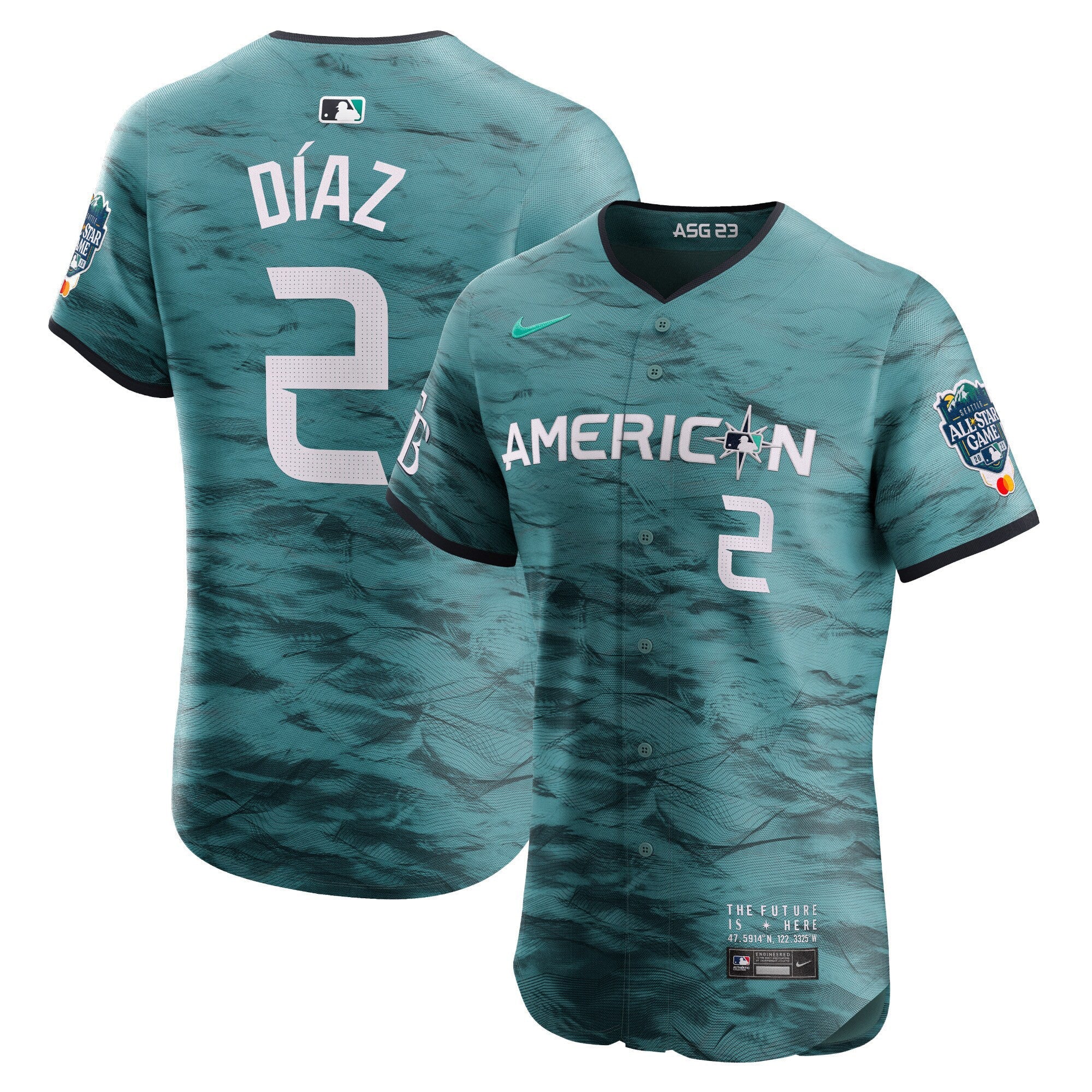 Men’s American League 2023 All-Star Game Teal Jersey