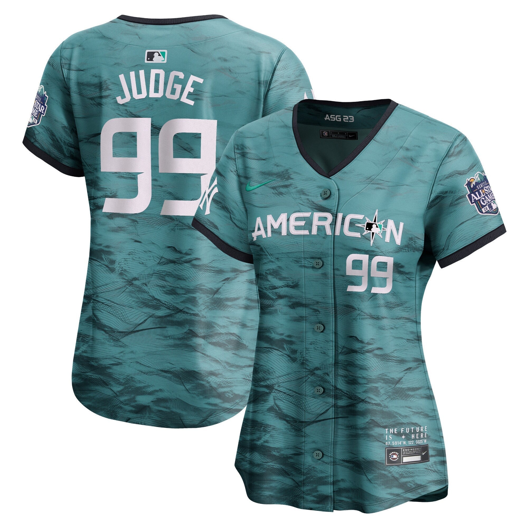 Women’s American League 2023 All-Star Game Teal Jersey