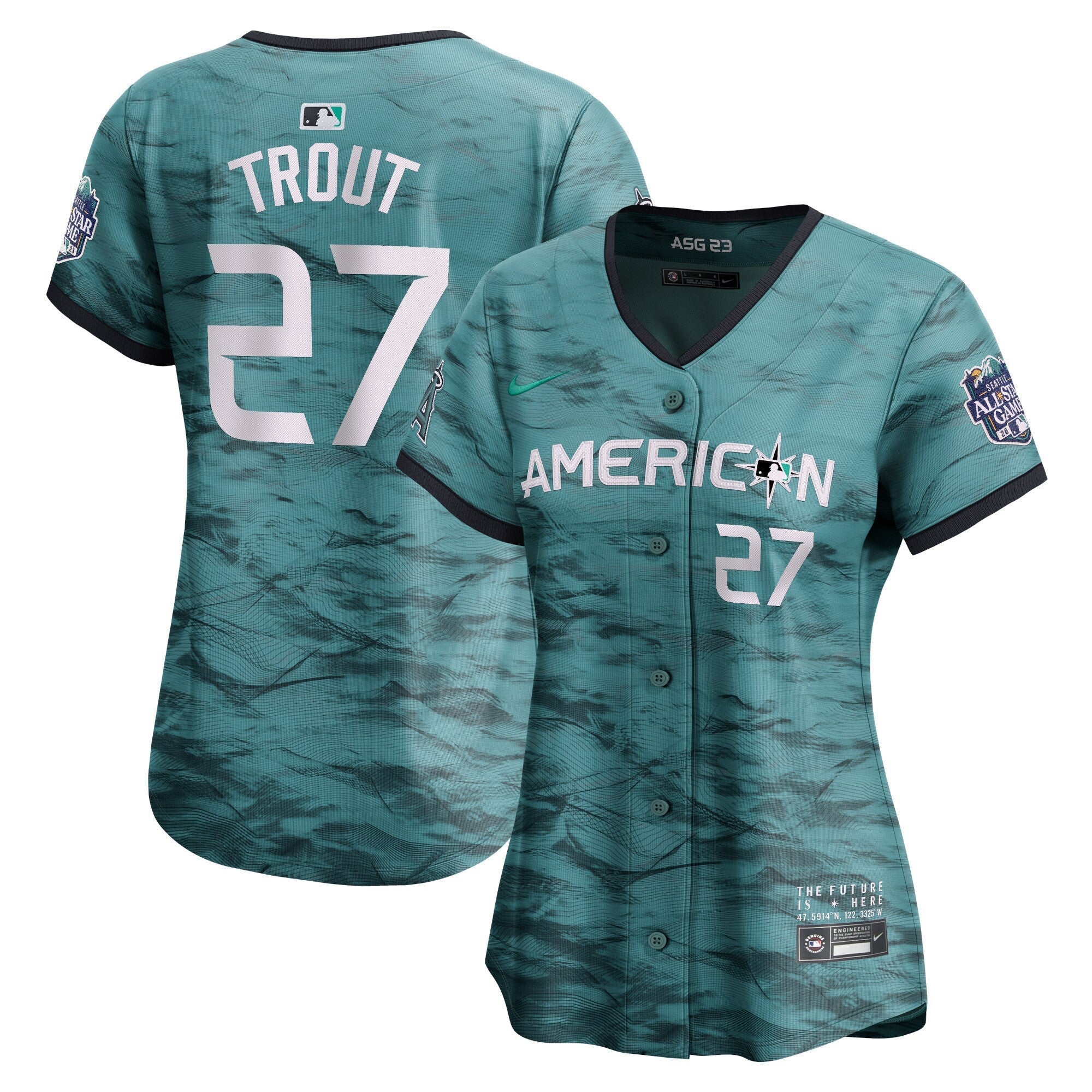 Women’s American League 2023 All-Star Game Teal Jersey