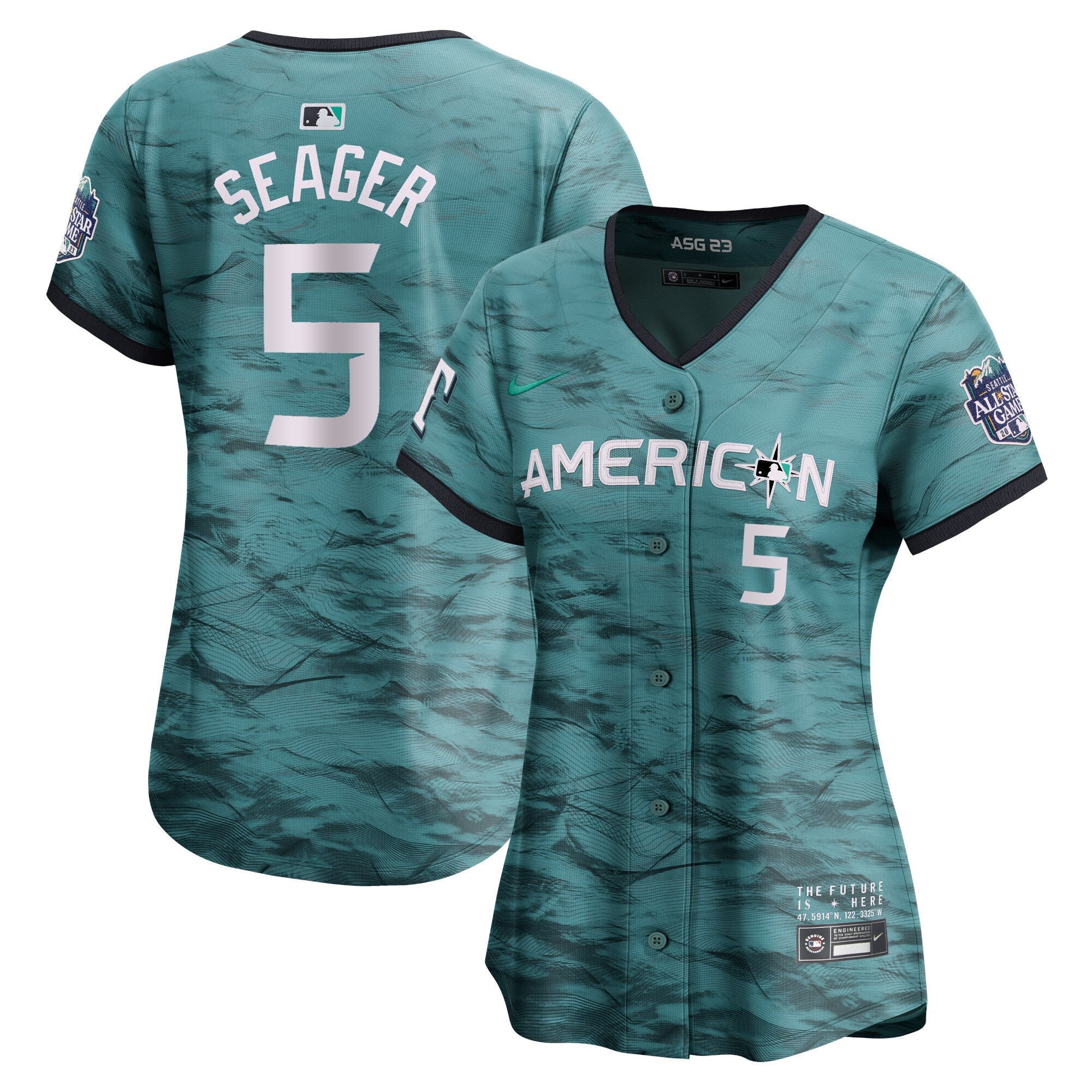 Women’s American League 2023 All-Star Game Teal Jersey
