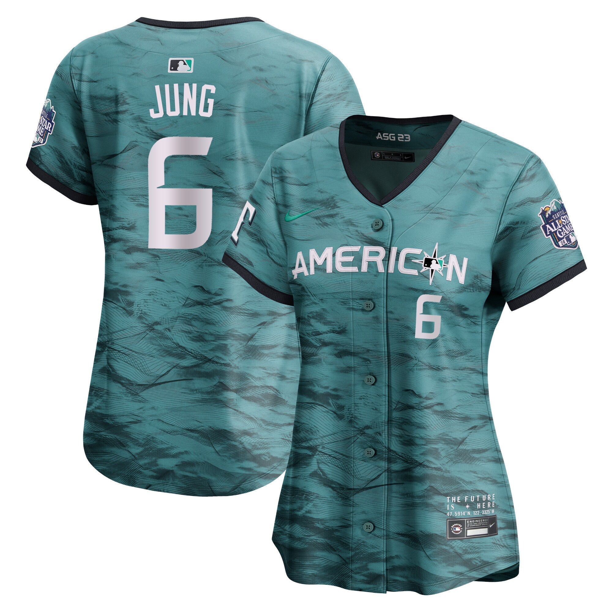Women’s American League 2023 All-Star Game Teal Jersey