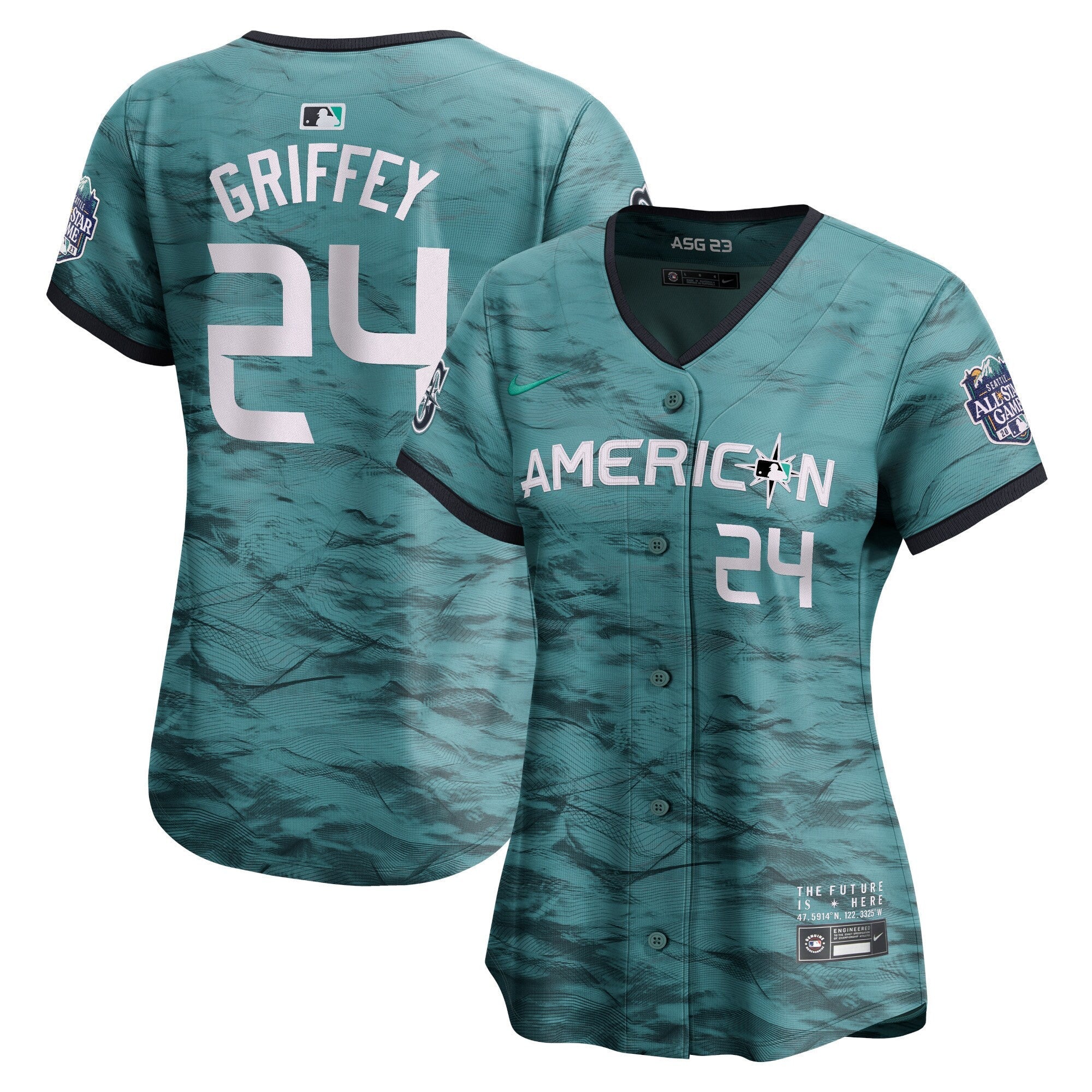 Women’s American League 2023 All-Star Game Teal Jersey