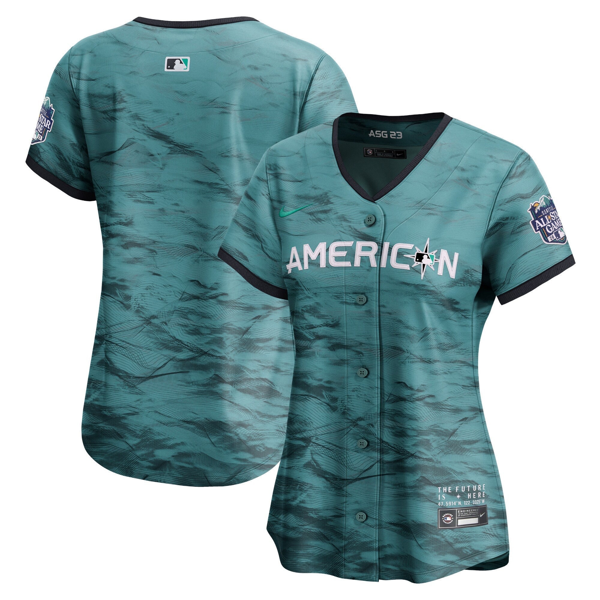 Women’s American League 2023 All-Star Game Teal Jersey