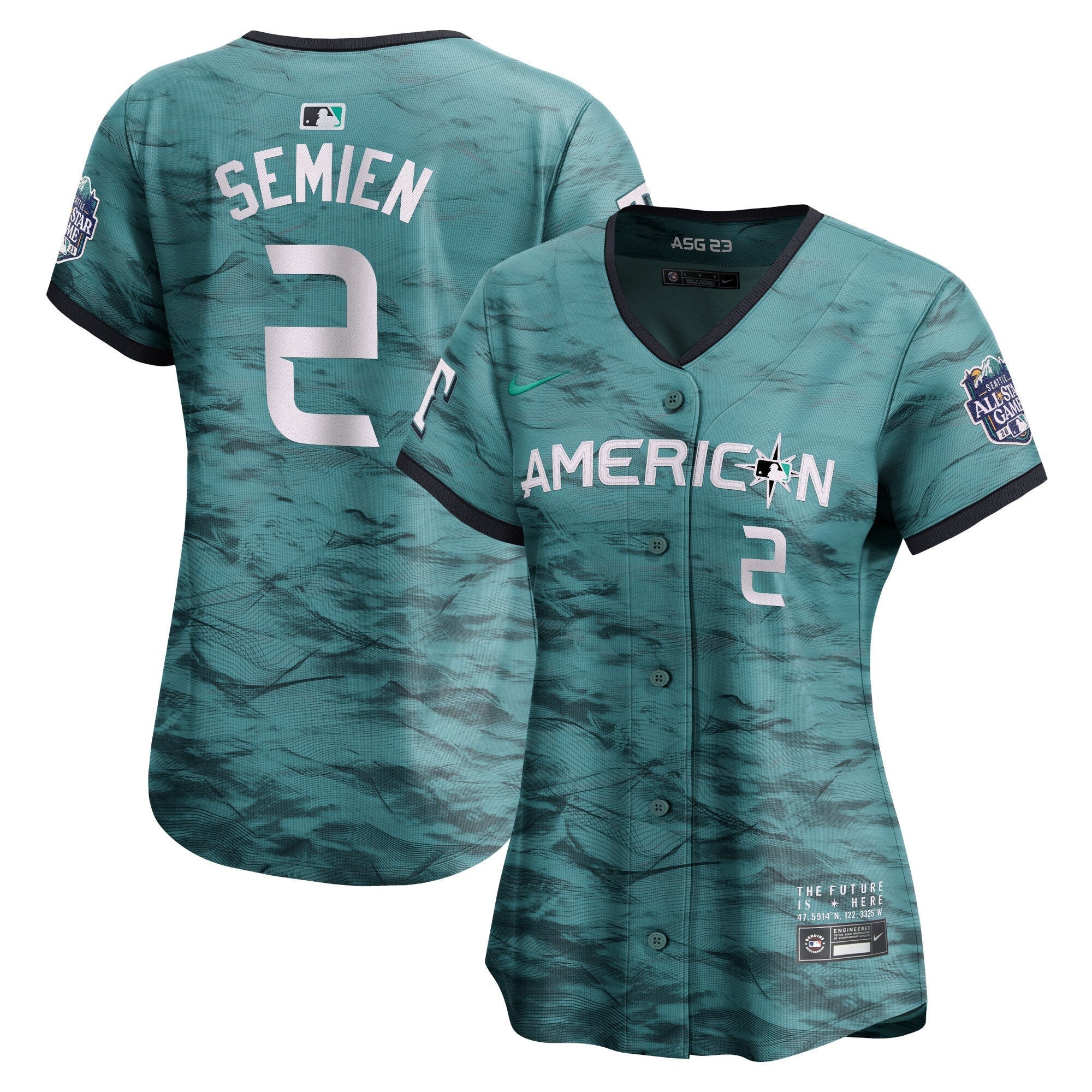 Women’s American League 2023 All-Star Game Teal Jersey