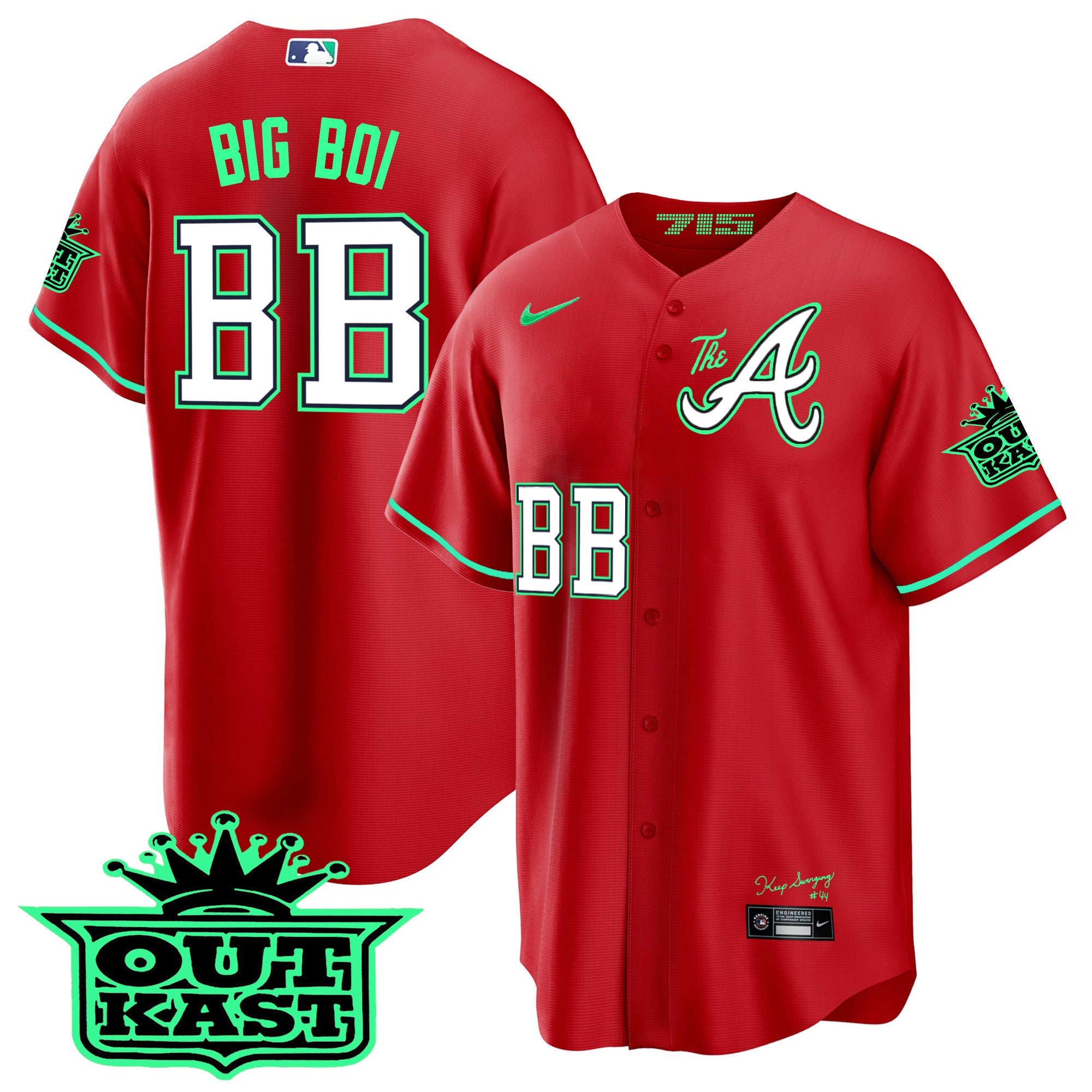 Men’s Atlanta Atliens The A Cool Base Jersey – Galaxy Version – Stitched
