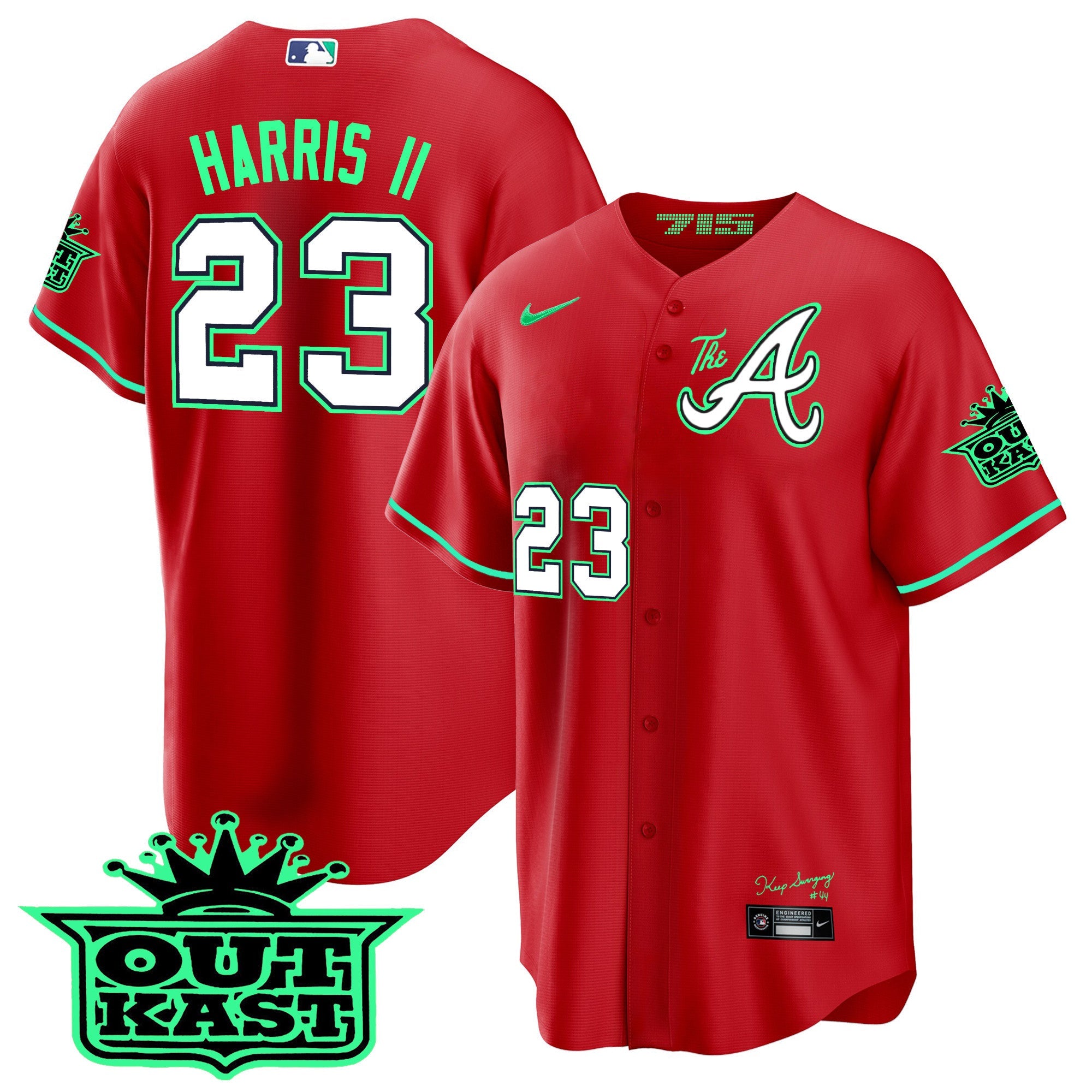 Men’s Atlanta Atliens The A Cool Base Jersey – Galaxy Version – Stitched