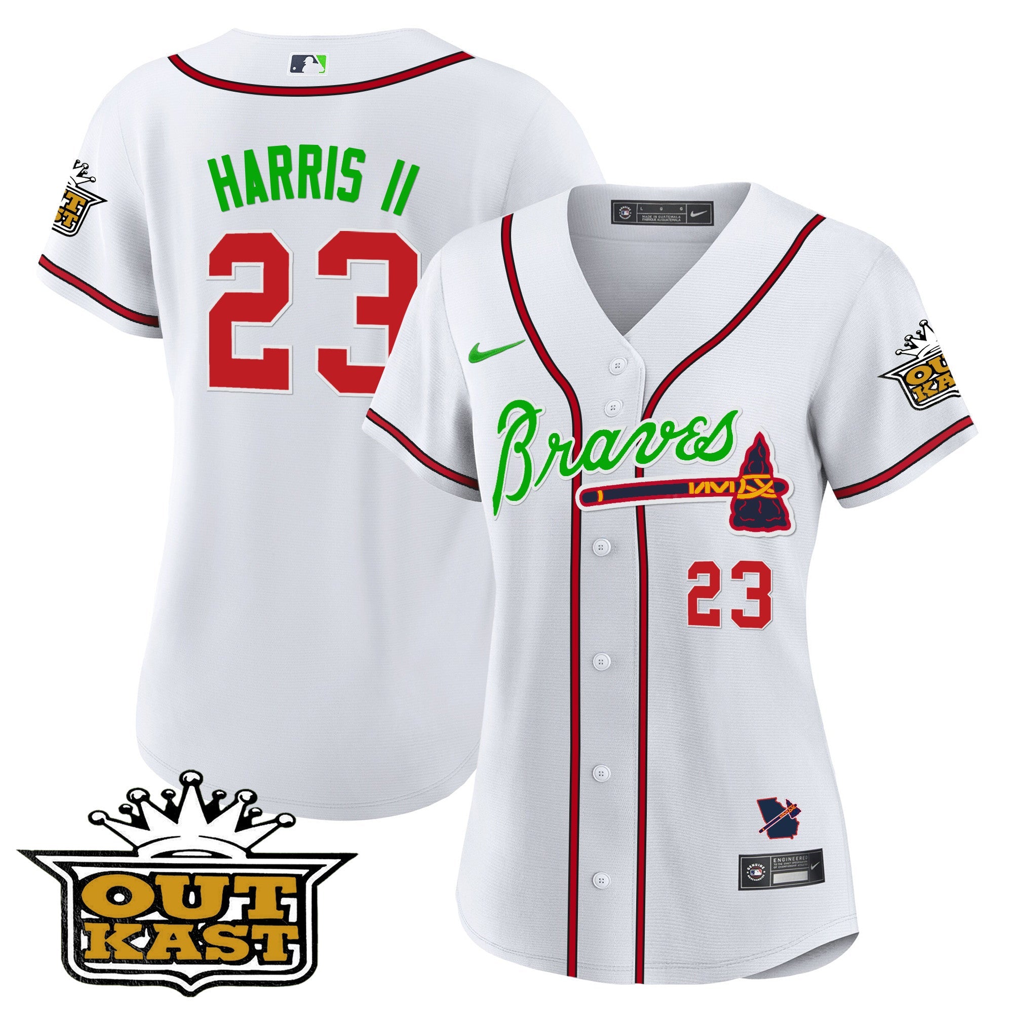 Women’s Atlanta Outkast Baseball Jersey V2