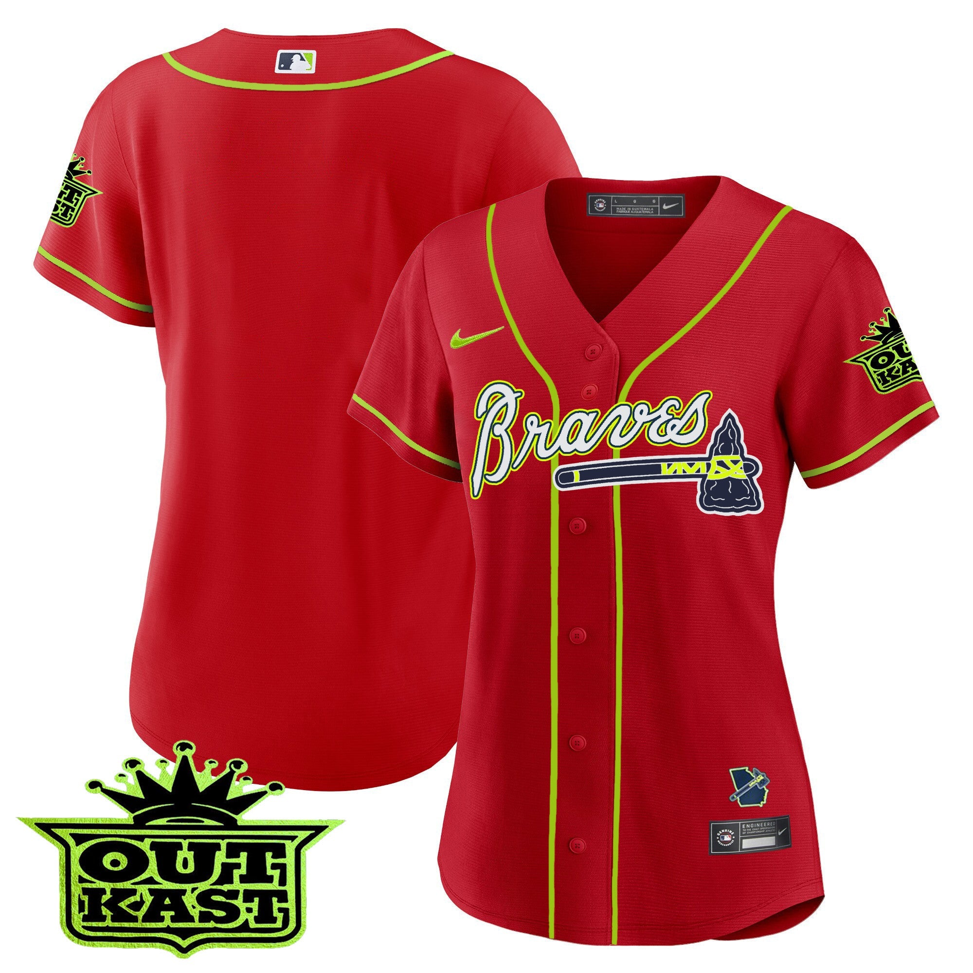 Women’s Atlanta Outkast Baseball Jersey V2