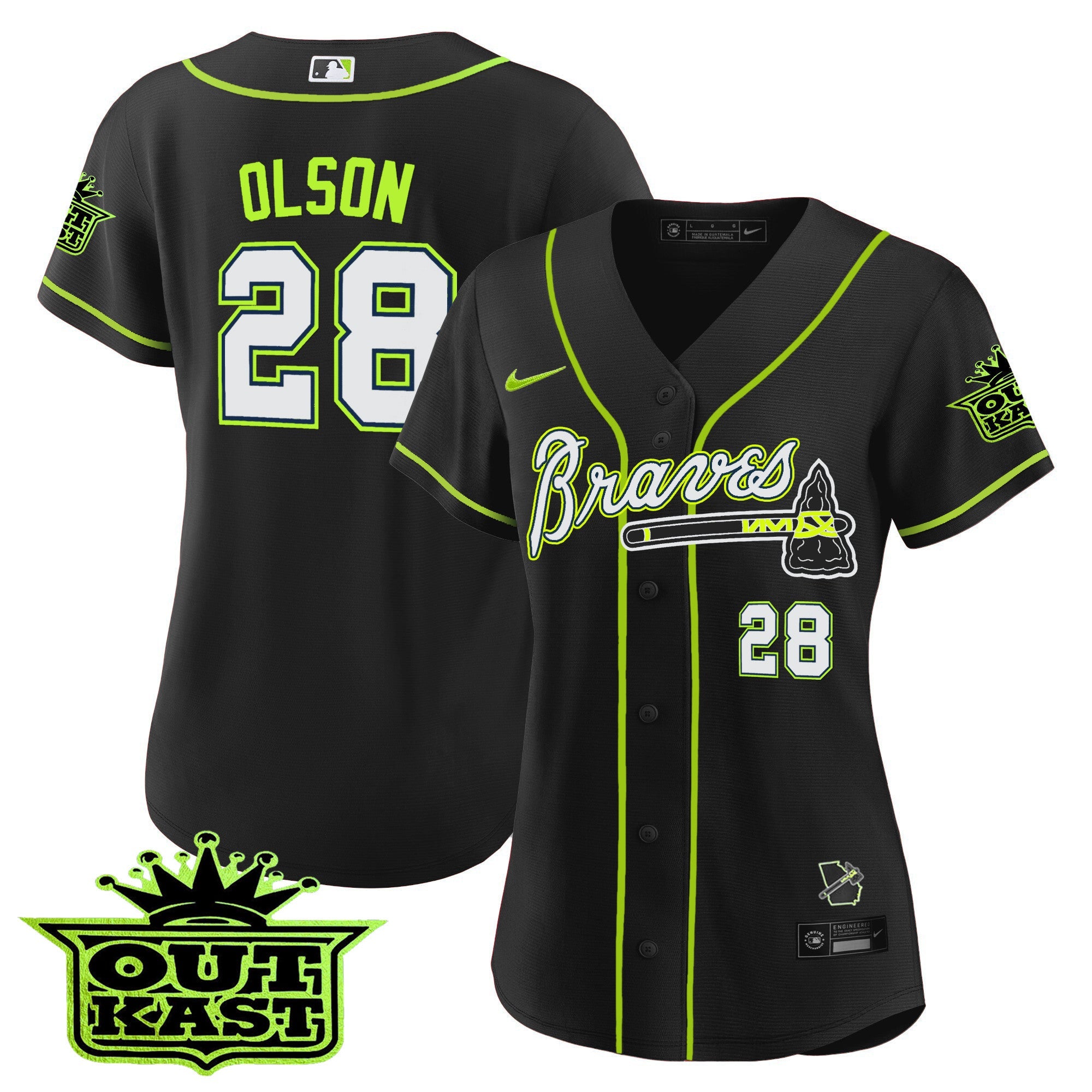 Women’s Atlanta Outkast Baseball Jersey V2