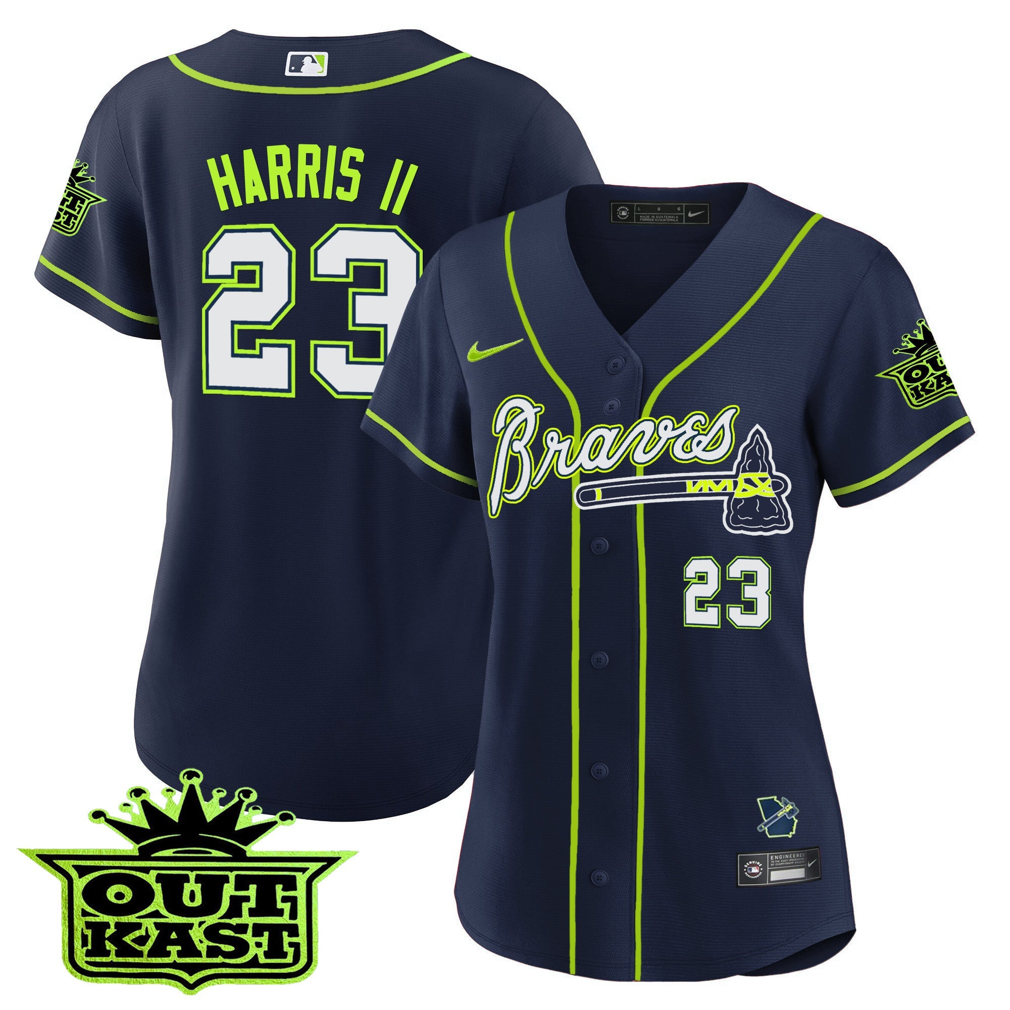 Women’s Atlanta Outkast Baseball Jersey V2