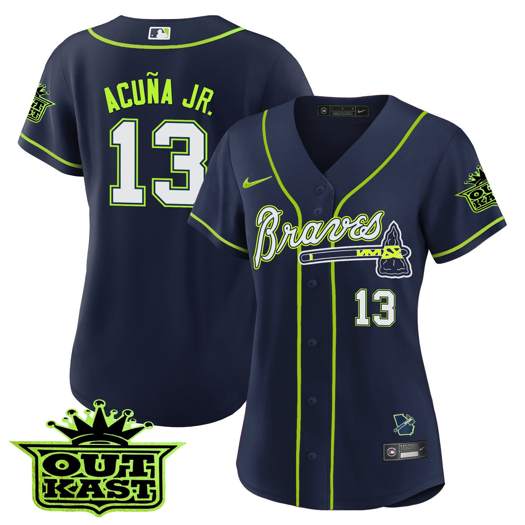 Women’s Atlanta Outkast Baseball Jersey V2