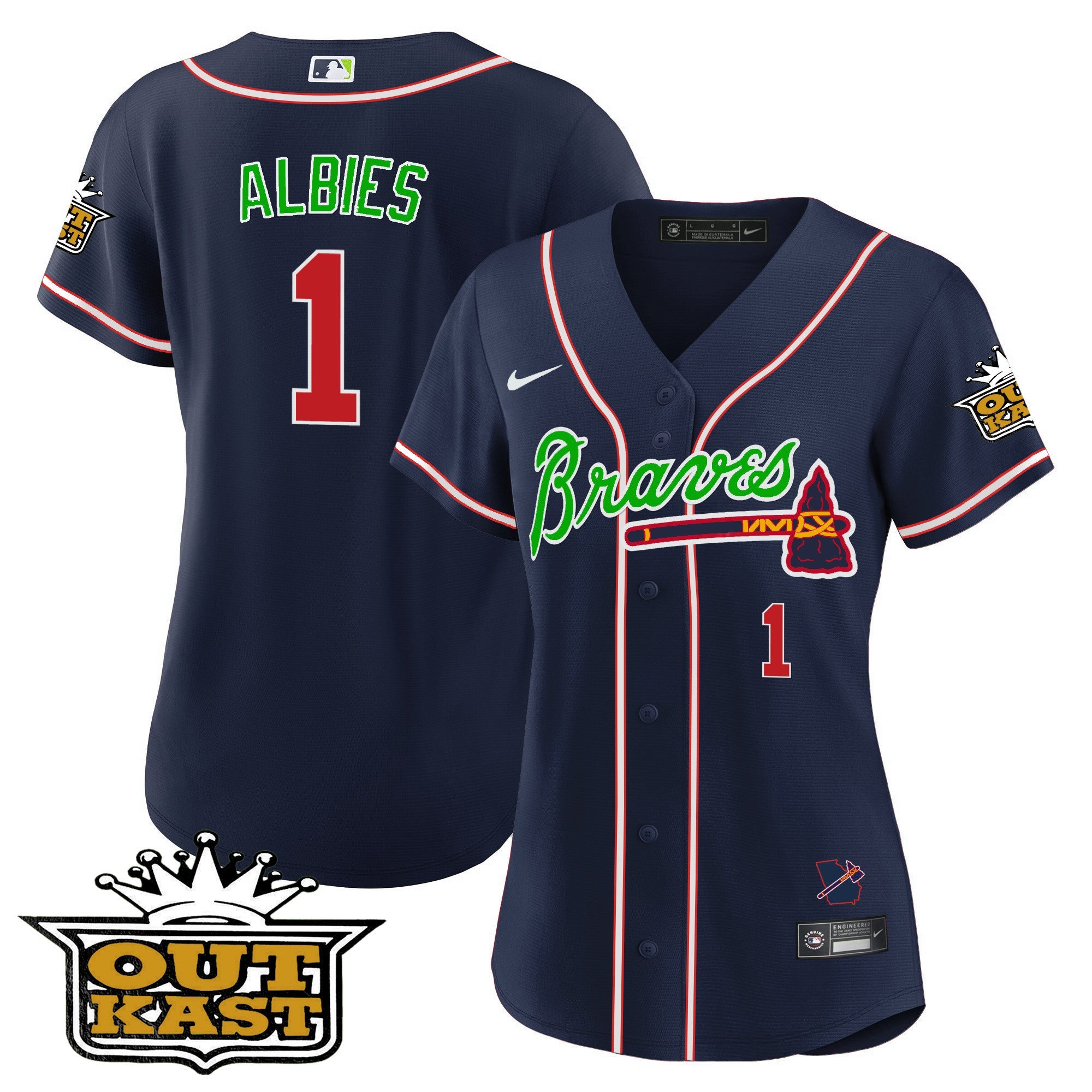 Women’s Atlanta Outkast Baseball Jersey V2