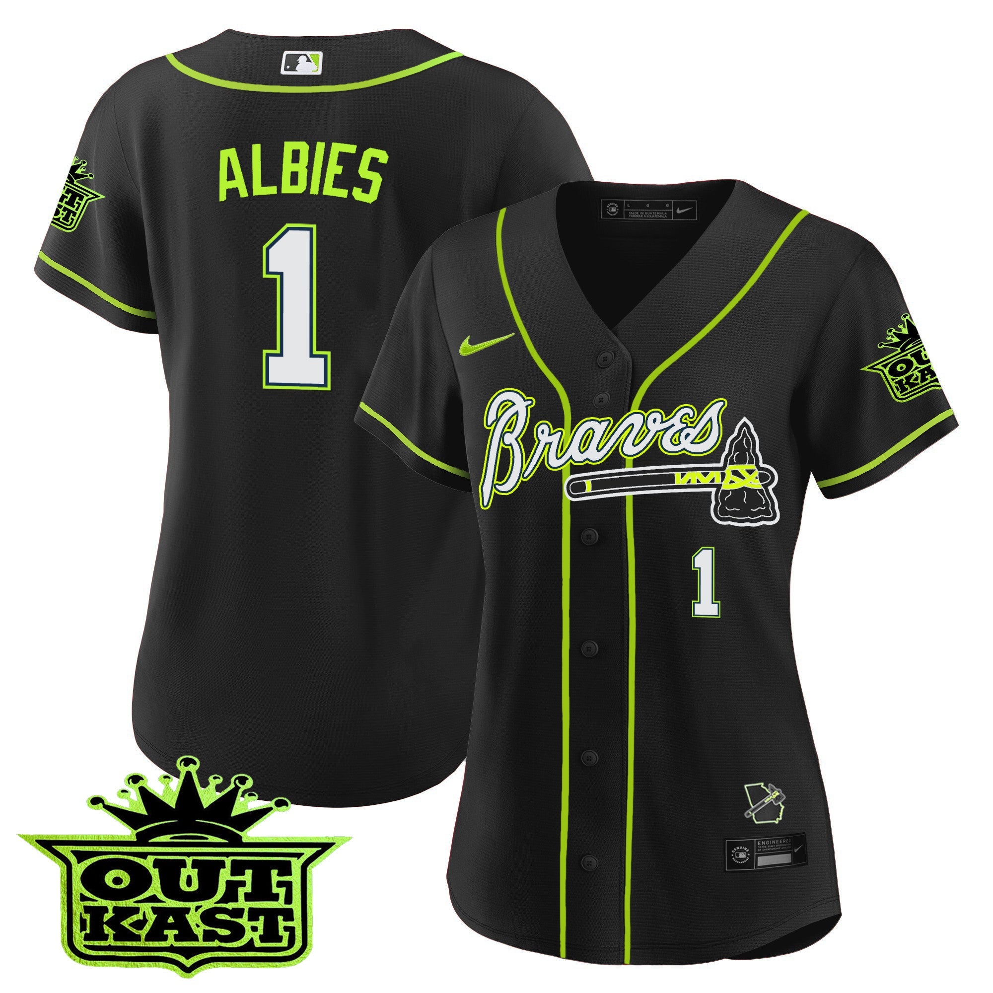 Women’s Atlanta Outkast Baseball Jersey V2