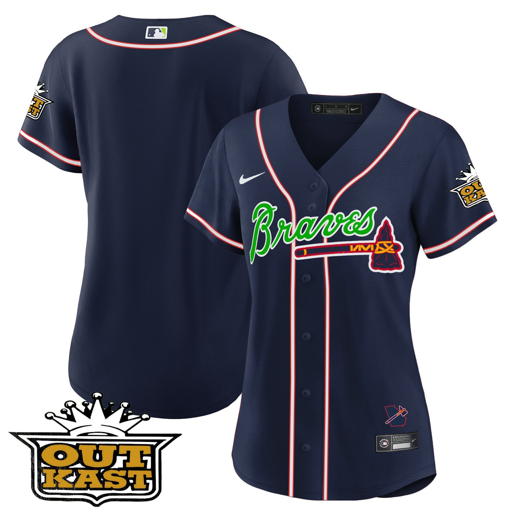 Women’s Atlanta Outkast Baseball Jersey V2
