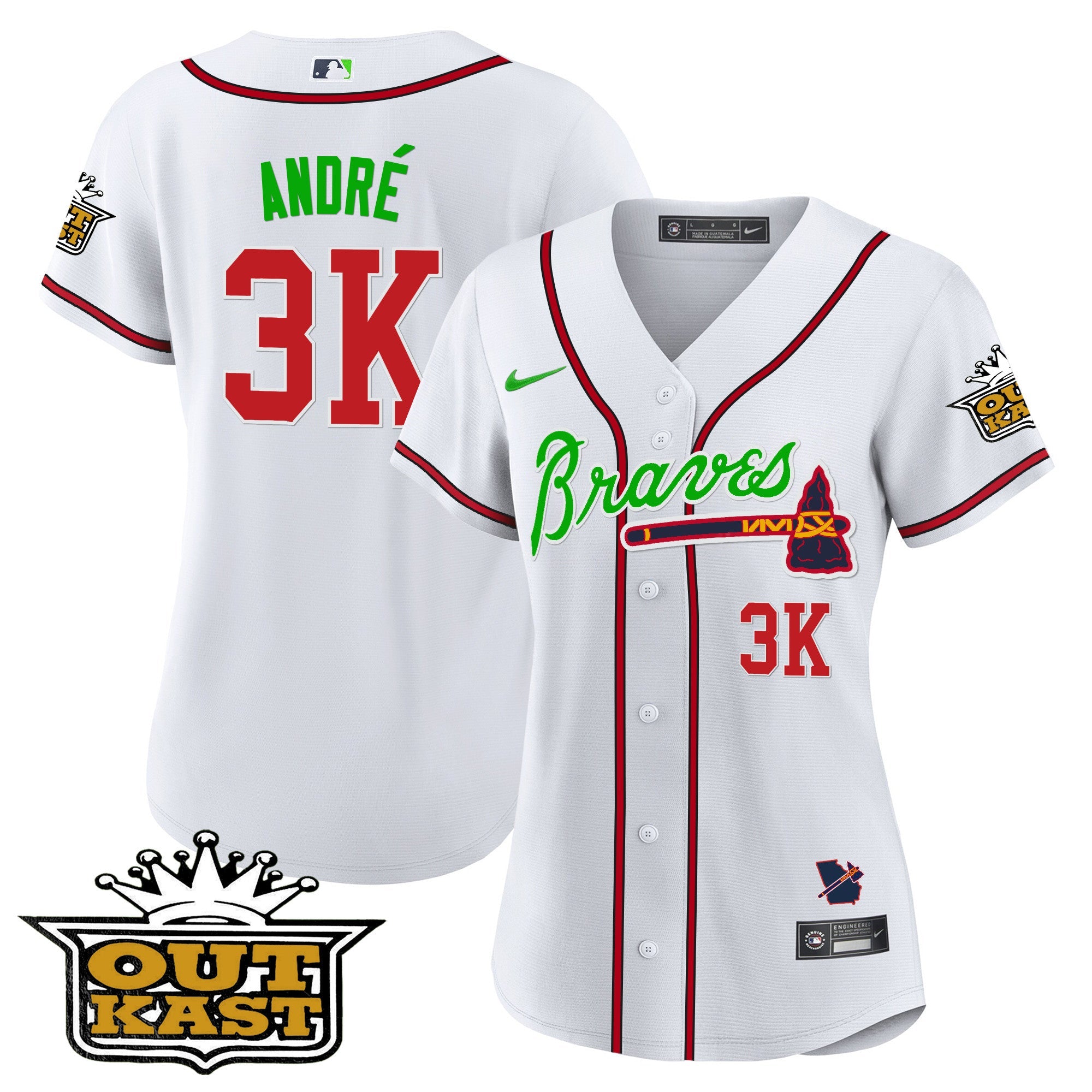Women’s Atlanta Outkast Baseball Jersey V2