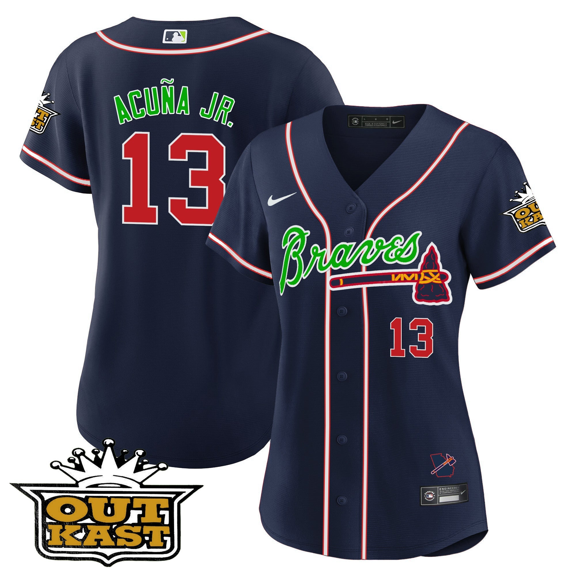 Women’s Atlanta Outkast Baseball Jersey V2