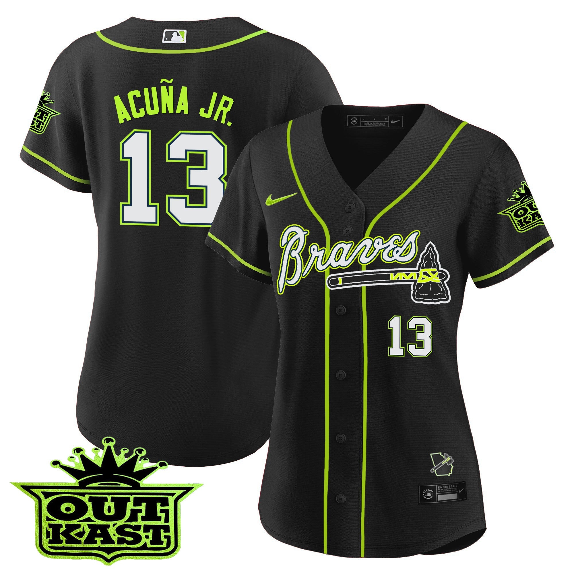 Women’s Atlanta Outkast Baseball Jersey V2