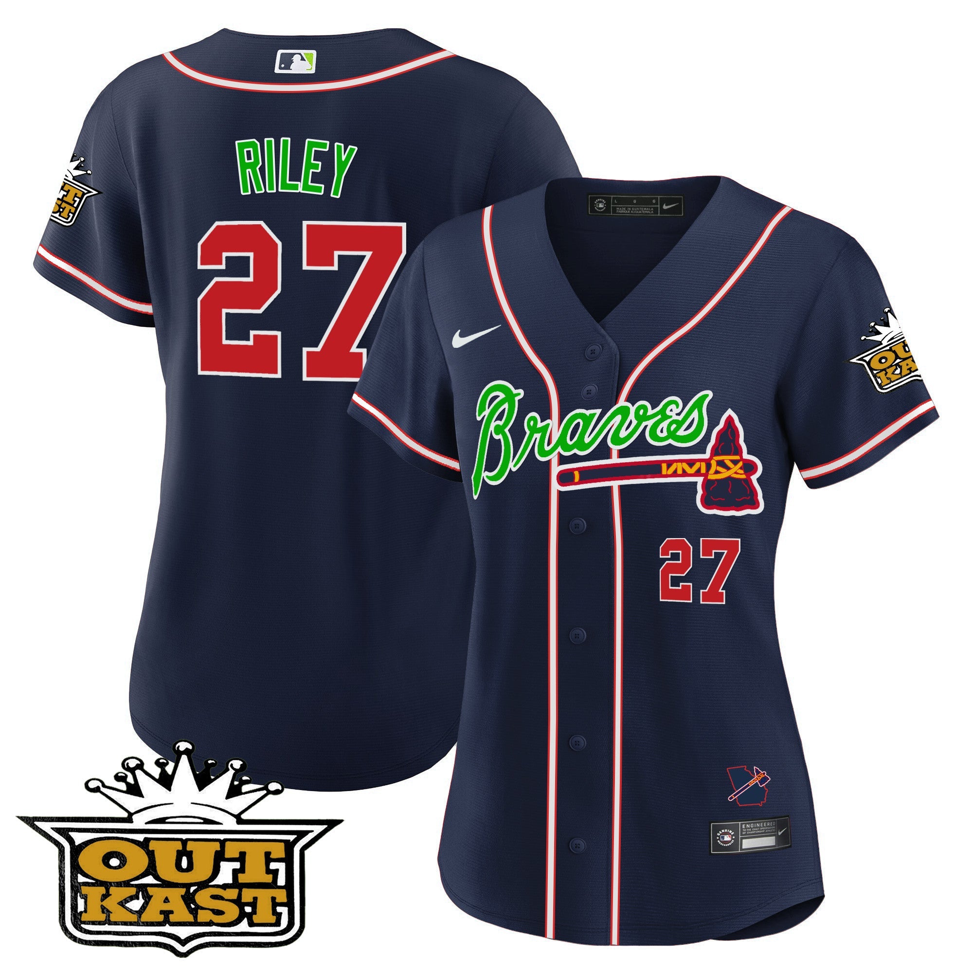Women’s Atlanta Outkast Baseball Jersey V2