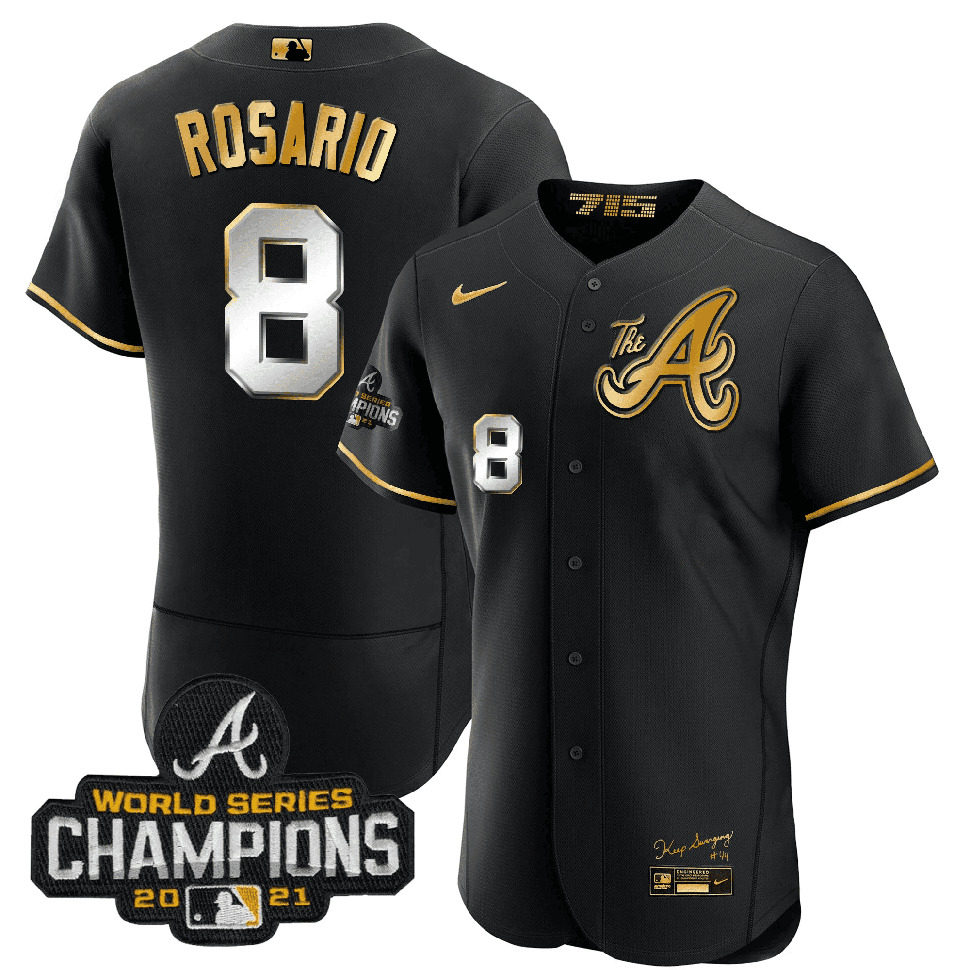 Youth’s Atlanta Champions City Connect Gold Flex Base Jersey