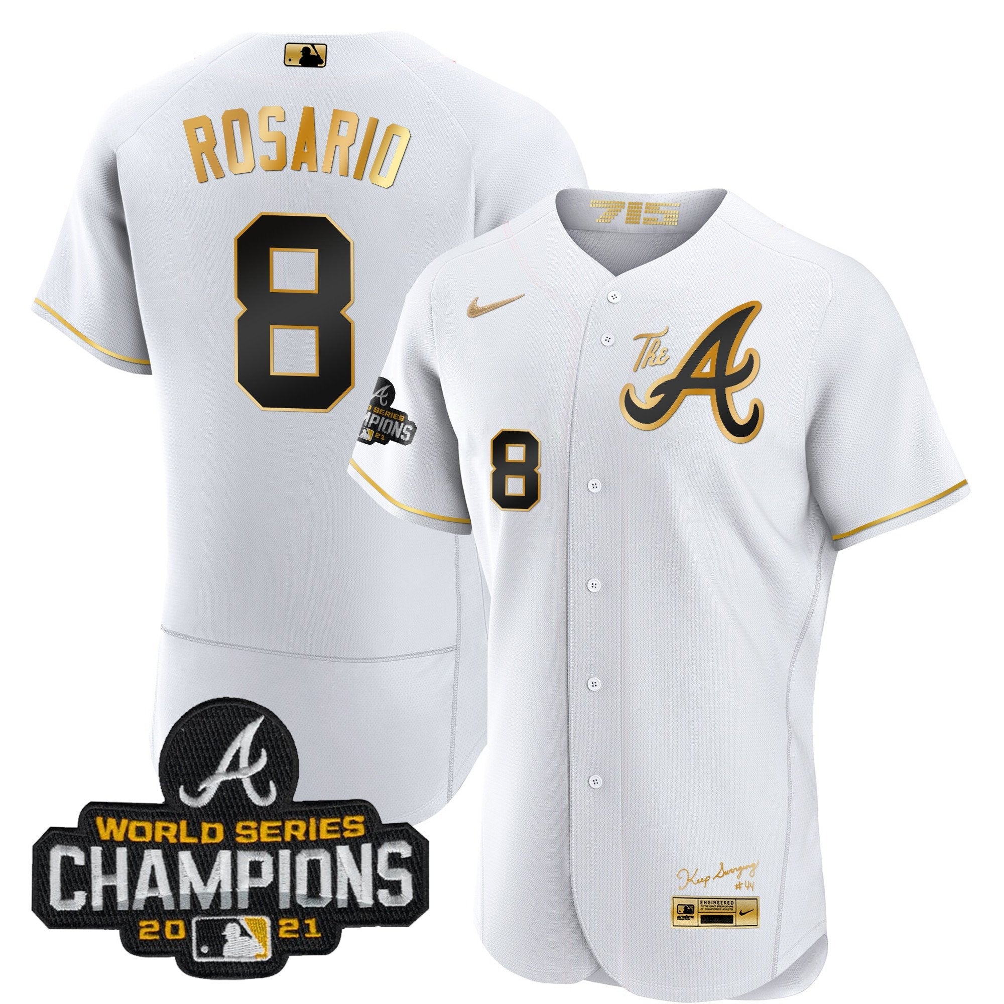 Youth’s Atlanta Champions City Connect Gold Flex Base Jersey