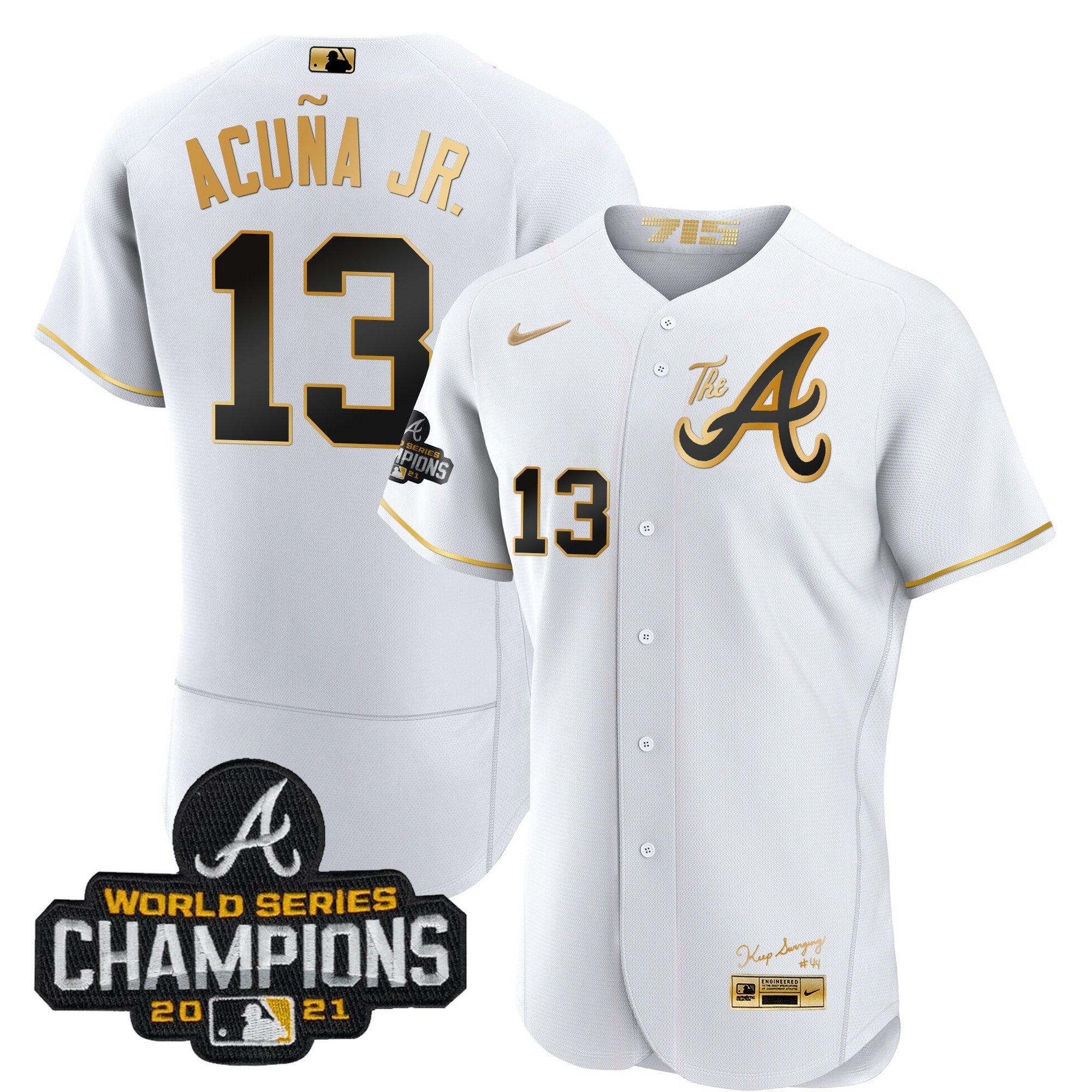 Youth’s Atlanta Champions City Connect Gold Flex Base Jersey
