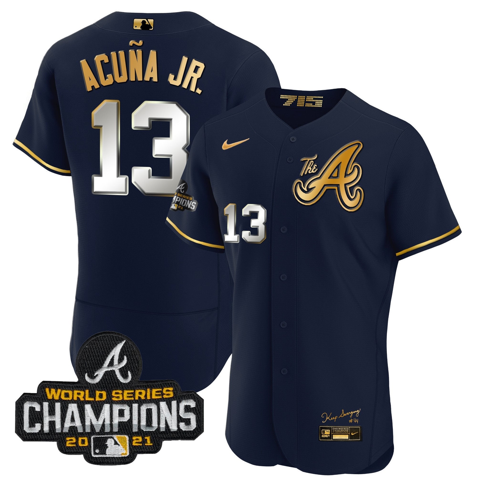 Youth’s Atlanta Champions City Connect Gold Flex Base Jersey
