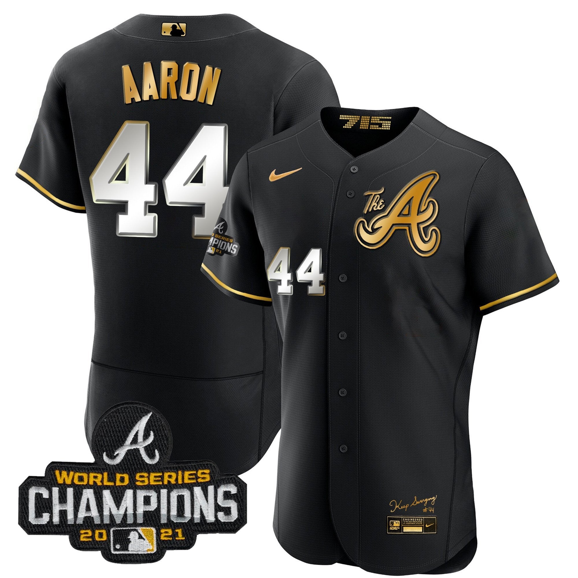 Youth’s Atlanta Champions City Connect Gold Flex Base Jersey