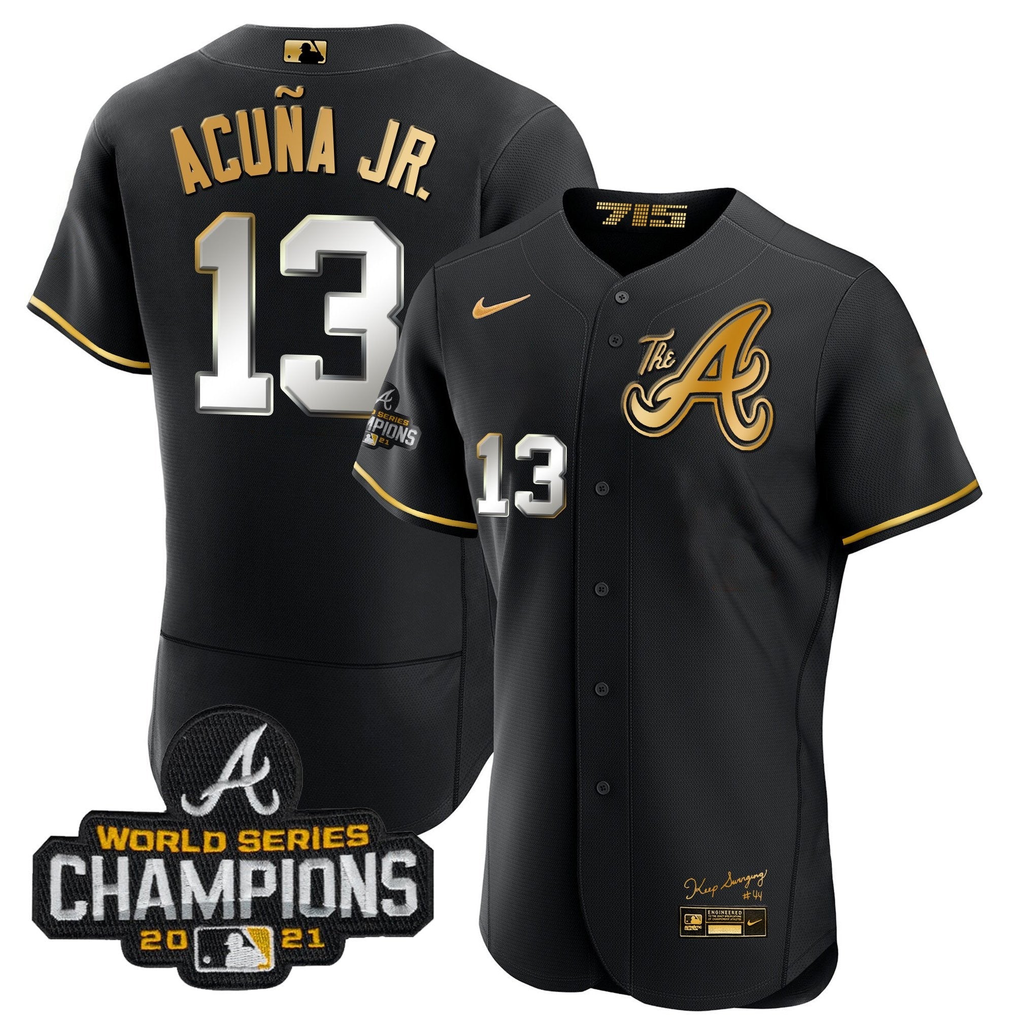 Youth’s Atlanta Champions City Connect Gold Flex Base Jersey